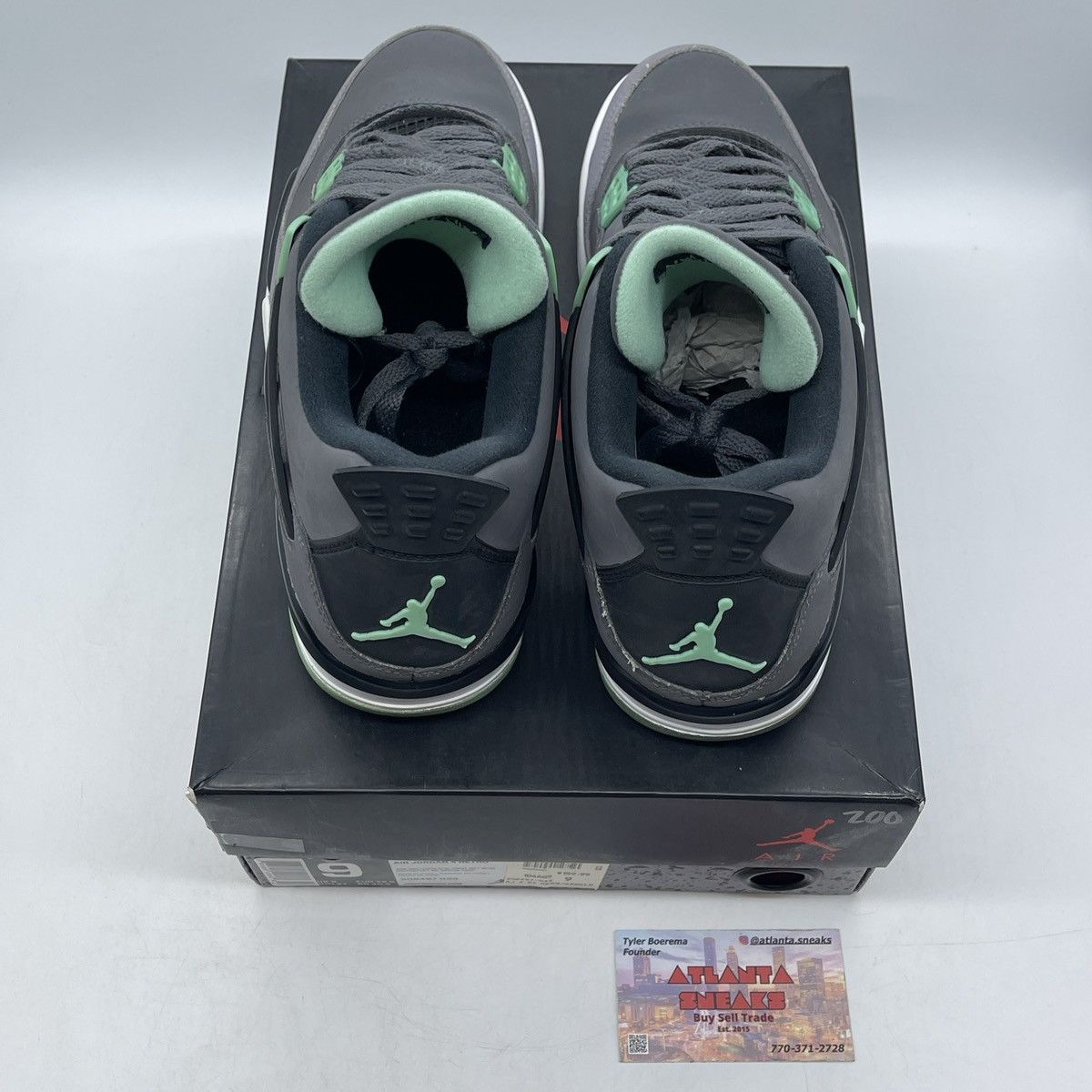Jordan Brand Air Jordan 4 green glow Size US 9 / EU 42 - 6 Thumbnail