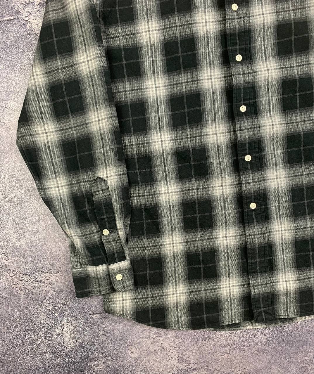Polo Ralph Lauren Polo Ralph Lauren Button Up Shirt Men’s Black Gray Plaid Size US L / EU 52-54 / 3 - 4 Thumbnail