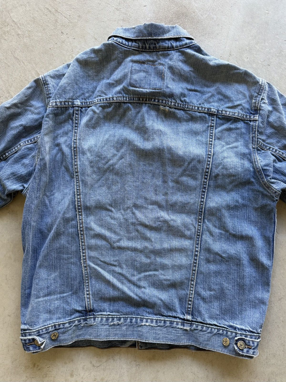 Levi's Retro Men’s Levi’s Denim Trucker Jean Jacket Size US XL / EU 56 / 4 - 5 Thumbnail