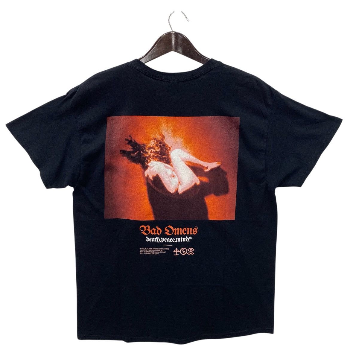 Band Tees 💥BAD OMENS metalcore band Death of Peace of Mind album shirt Size US L / EU 52-54 / 3 - 1 Thumbnail