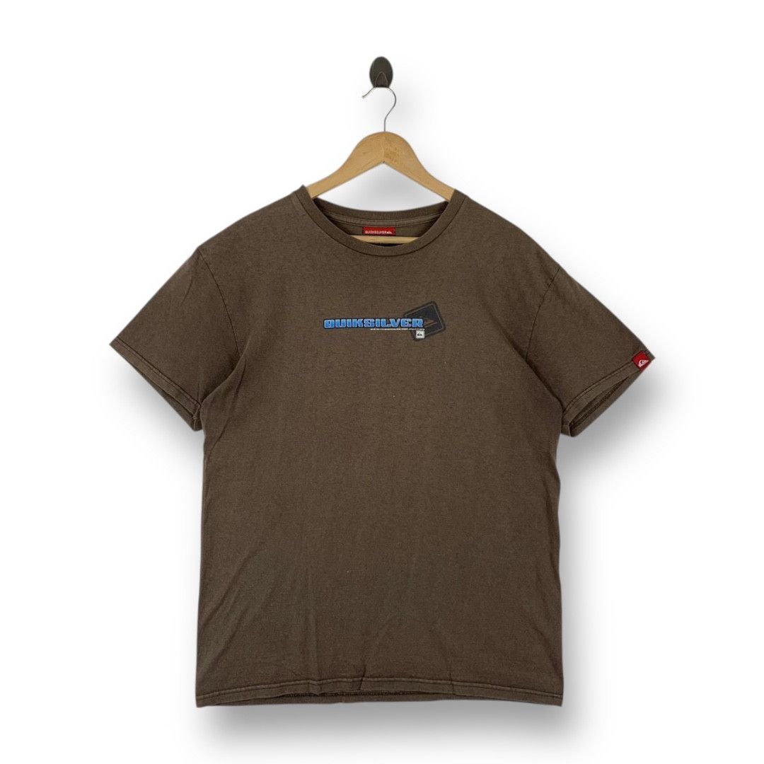Quiksilver Vintage Quiksilver Graphic Brown Skate Surf Y2K Tee Size US M / EU 48-50 / 2 - 1 Thumbnail