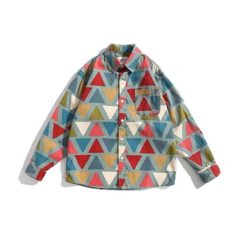 Other Long shirt with triangle print Size US M / EU 48-50 / 2 - 1 Preview