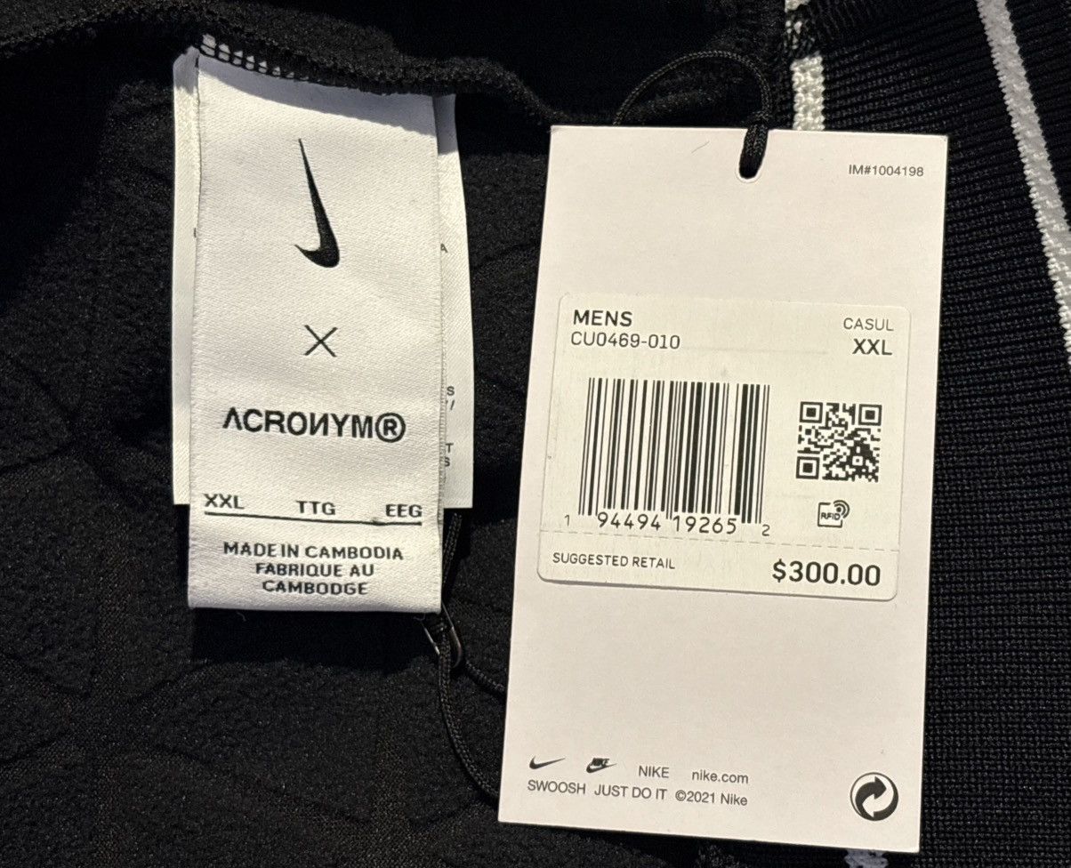 Acronym × Nike Nike X ACRONYM Therma-Knit Men’s Jacket CU0469-010 size 2XL Size US XXL / EU 58 / 5 - 11 Thumbnail
