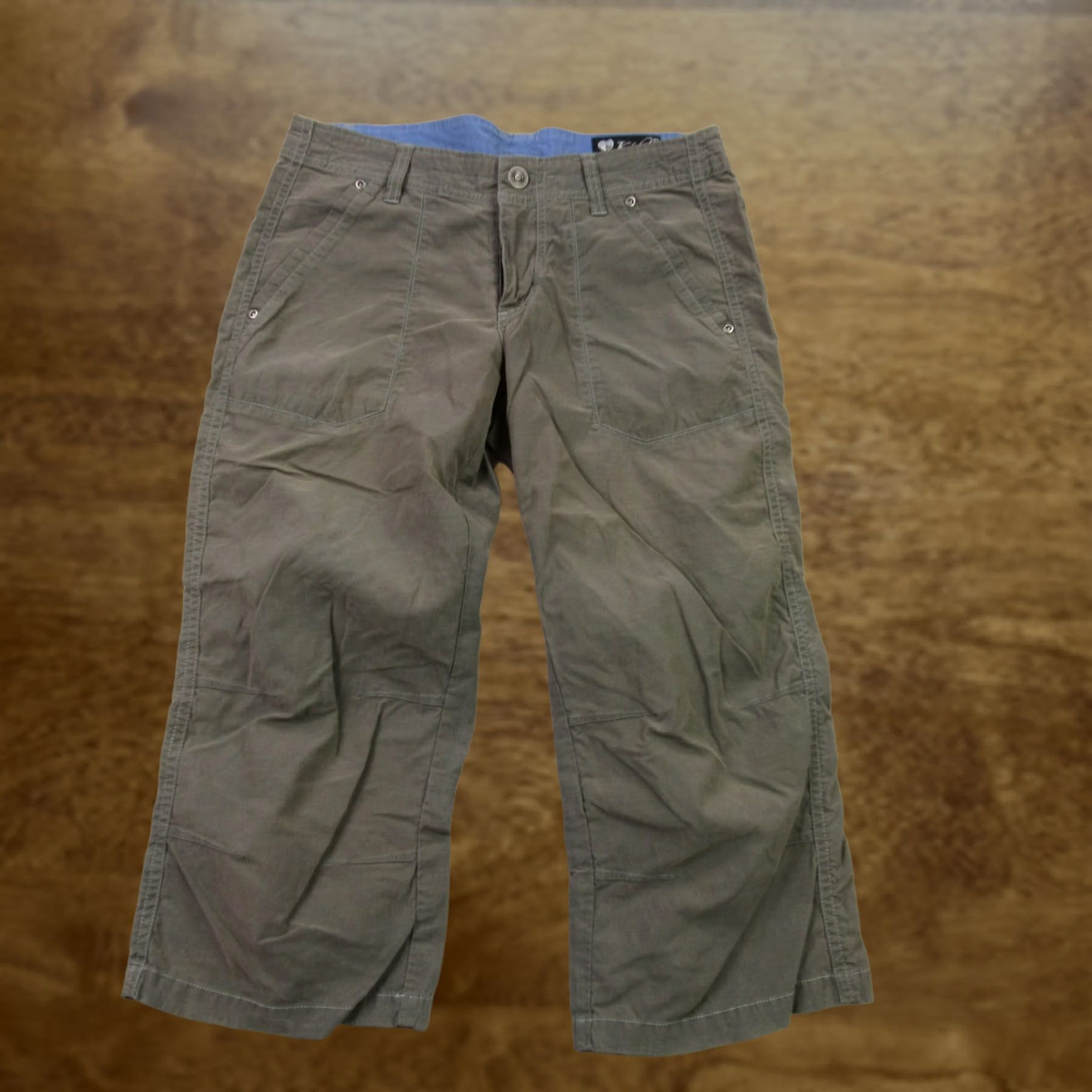 Vintage Kuhl Pants Women 4 Lightweight Straight Leg Outdoors Gray Casual Pockets Size 27" / US 4 / IT 40 - 1 Thumbnail