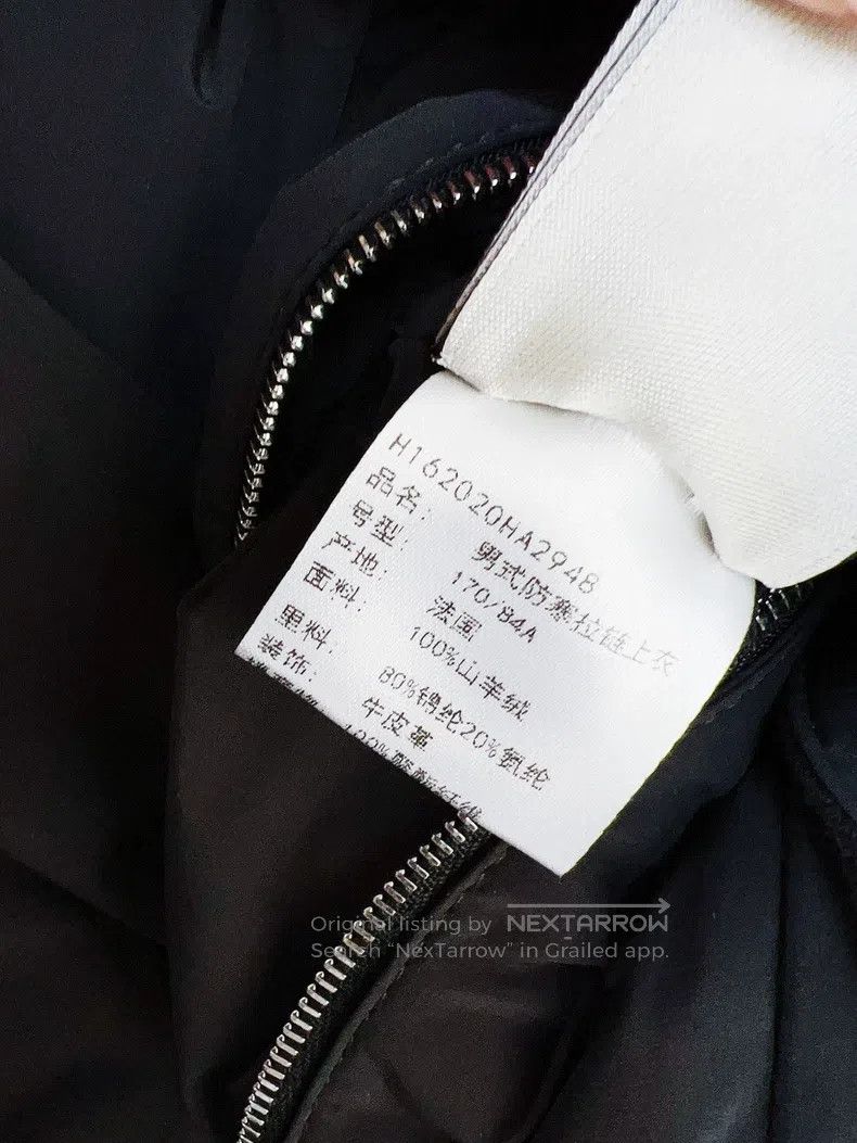 Hermes Hermes Black Cashmere and Leather Filled Long Sleeve Short Size US M / EU 48-50 / 2 - 8 Thumbnail