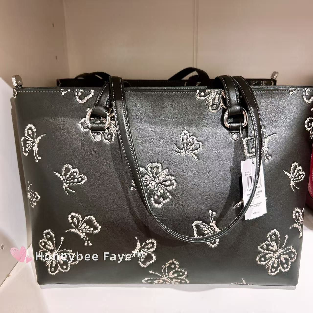 Coach Station Tote Bag With Butterfly Print CCK87 Size ONE SIZE - 2 Thumbnail