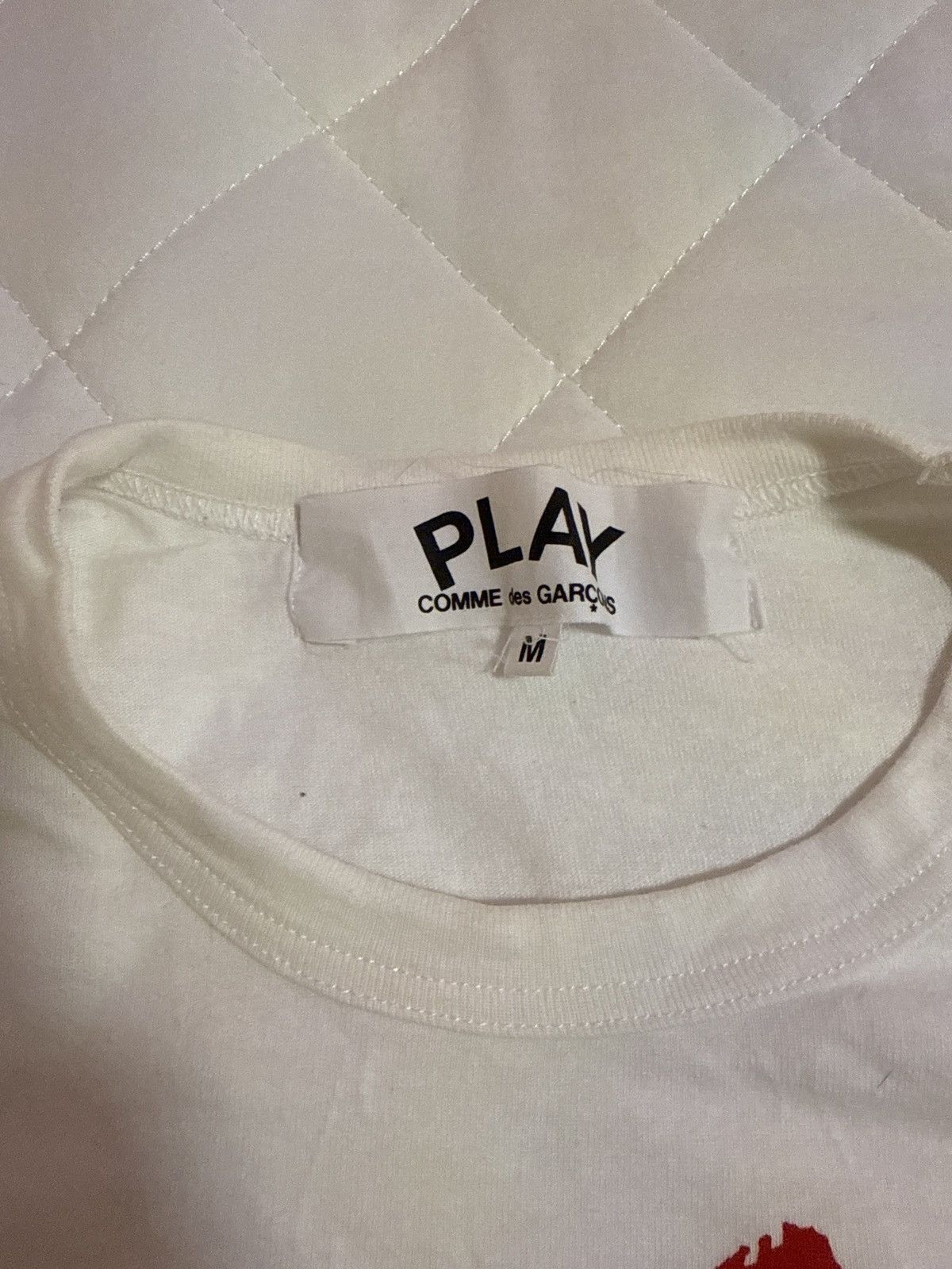 Comme des Garcons PLAY Play Comme de Garçons tshirt Size US M / EU 48-50 / 2 - 2 Thumbnail