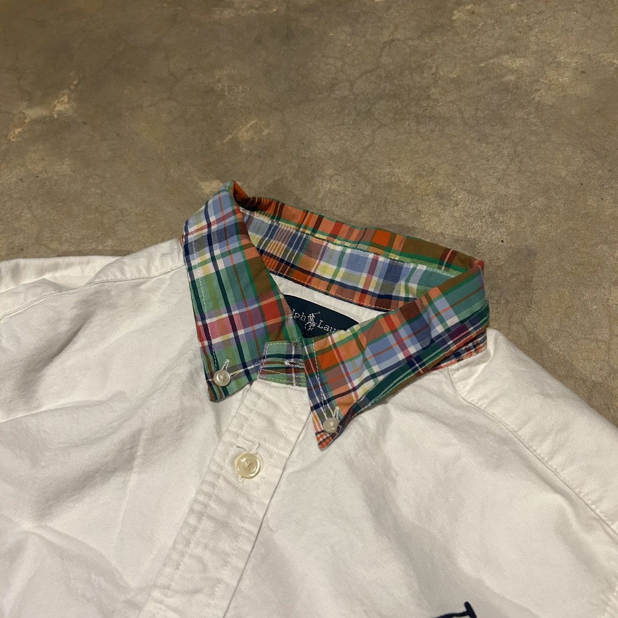 Polo Ralph Lauren Crazy Vintage Y2K Polo Ralph Lauren Big Pony Madras Shirt Size US S / EU 44-46 / 1 - 5 Thumbnail