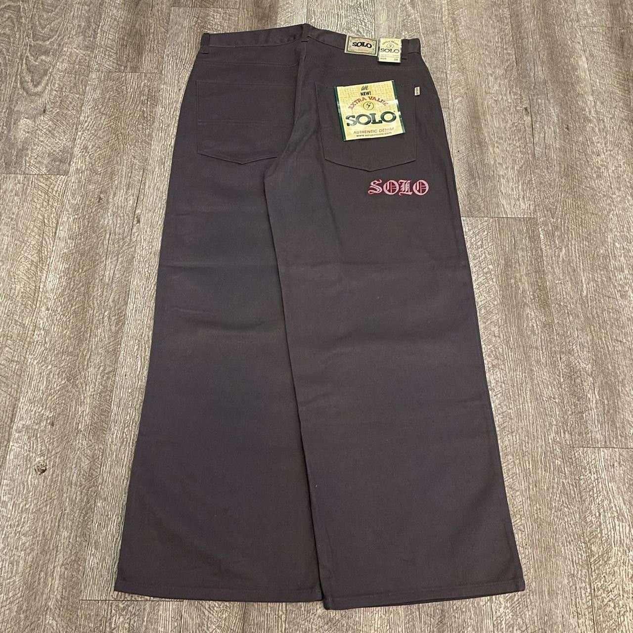 JNCO × Vintage Vintage Y2K 90's SOLO JNCO Embroidered Baggy Wide Leg Pants Size US 38 / EU 54 - 1 Thumbnail