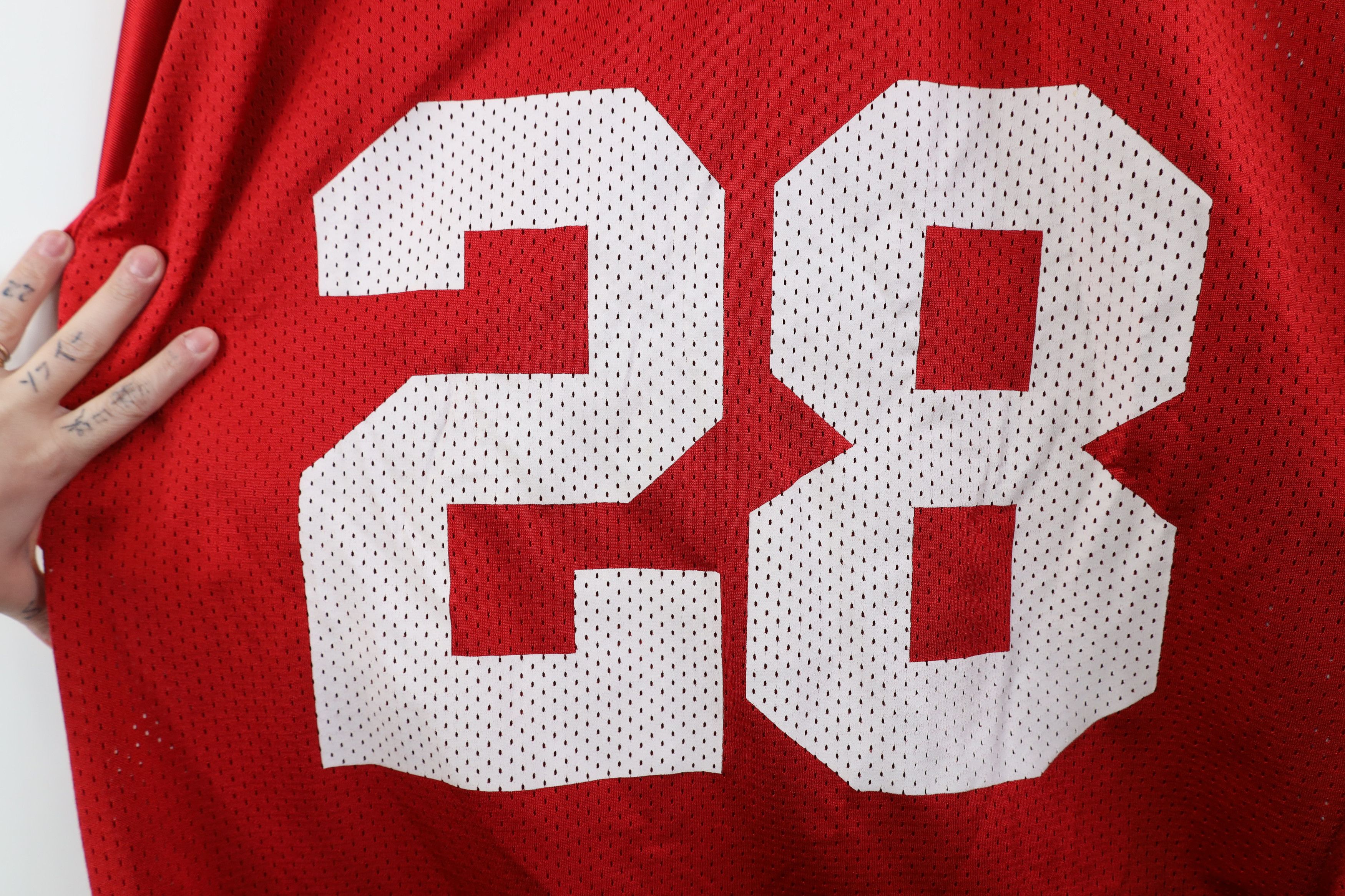 Vintage Vintage 90s Y2K Ohio State University Football Jersey #28 Size US XL / EU 56 / 4 - 9 Thumbnail