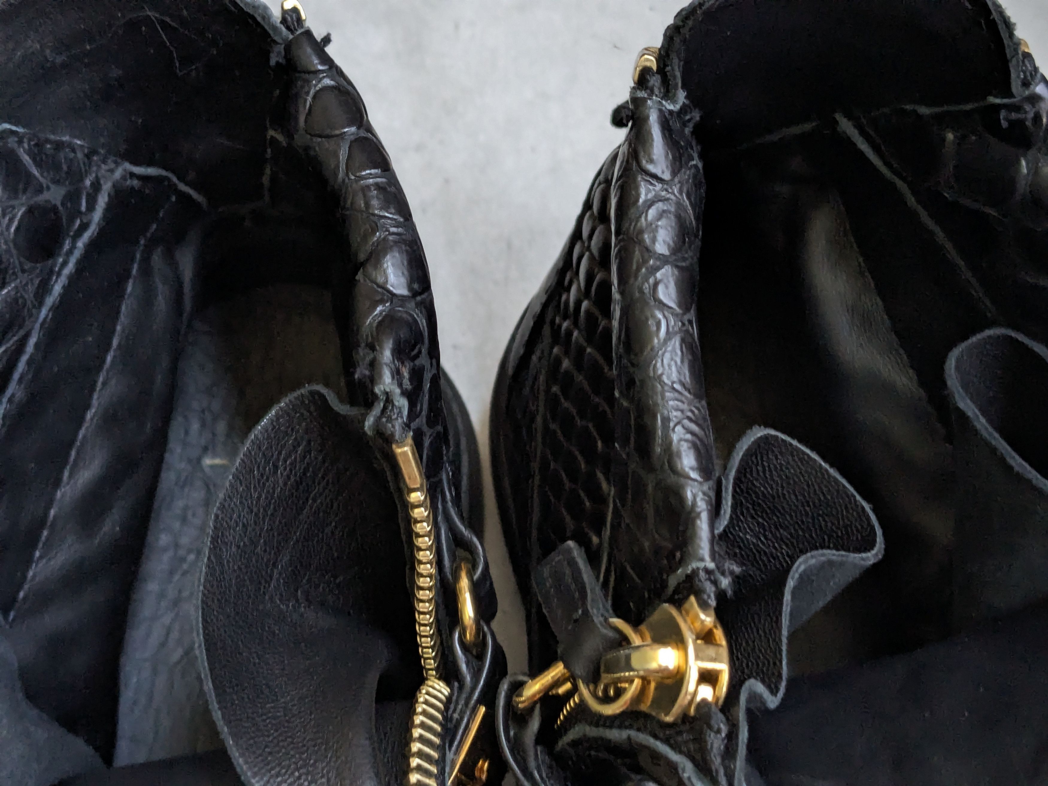 Giuseppe Zanotti Giuseppe Zanotti Sneakers Black Gold 11 44 High Tops Size US 11 / EU 44 - 8 Thumbnail