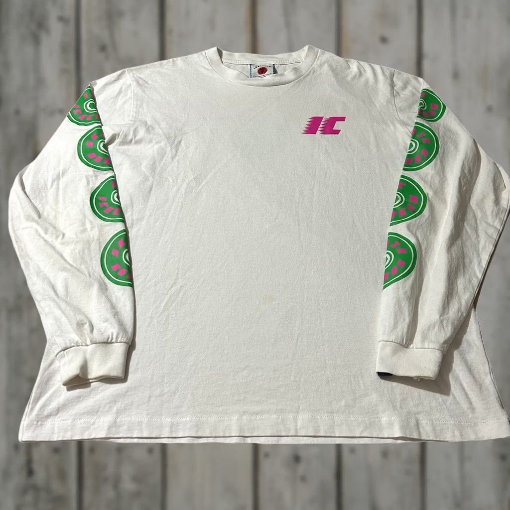 Vintage Ice Cream Skateboard Long Sleeve Shirt Size Large White Mens L Size US L / EU 52-54 / 3 - 1 Thumbnail