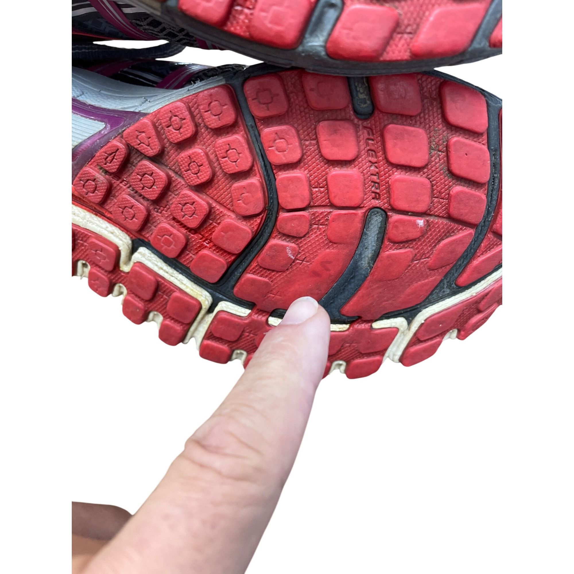 Asics Brooks GTS 17 Womans pink gray running sneakers SZ 9D SKU 94 Size US 9 / IT 39 - 19 Thumbnail
