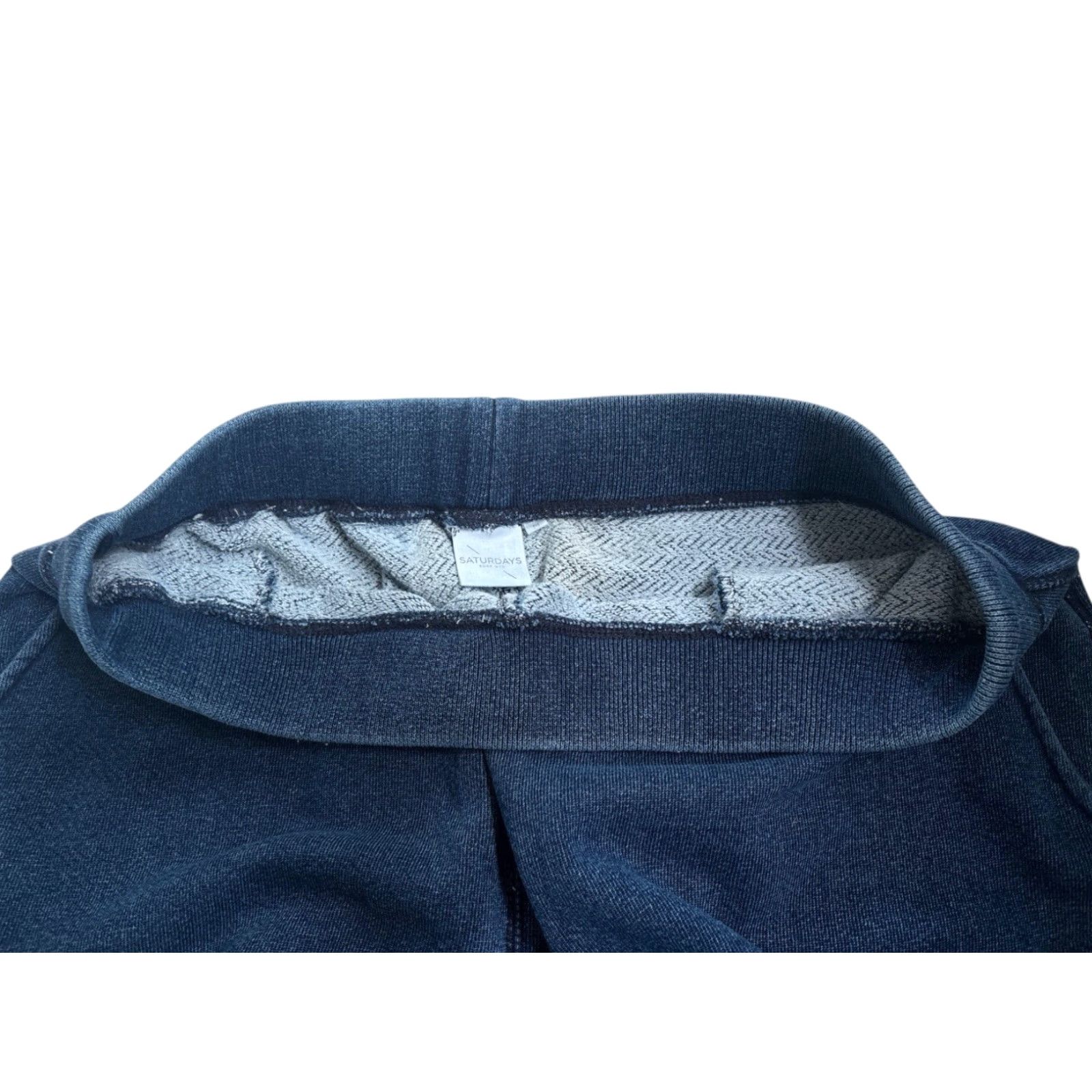 Saturdays NYC VINTAGE Saturdays NYC Sweatpants Sweatpants Men M Blue 2010s Athletic Drawstring Pocketed 100% Cotton Size US 31 - 4 Thumbnail