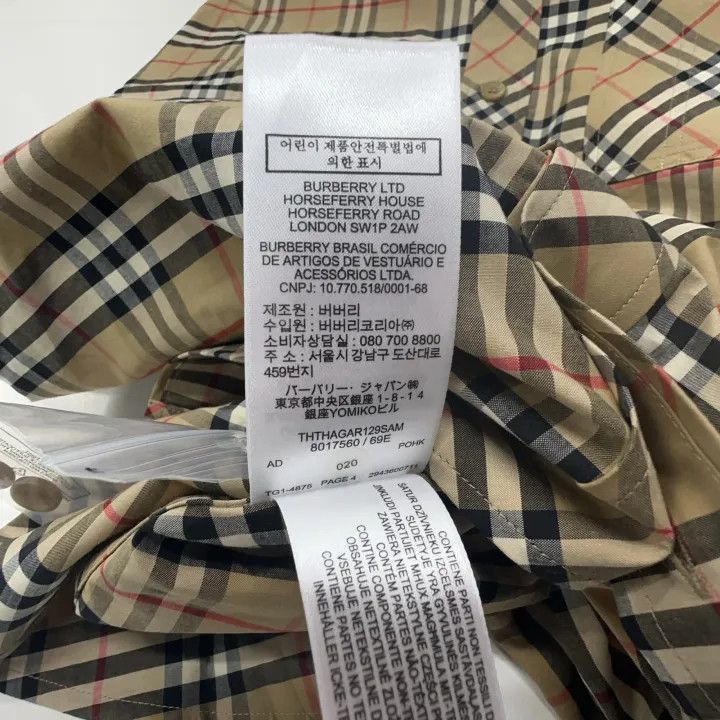 Burberry Burberry Burberry Check Pocket Casual Long Sleeve Shirt-25 Size US L / EU 52-54 / 3 - 5 Thumbnail