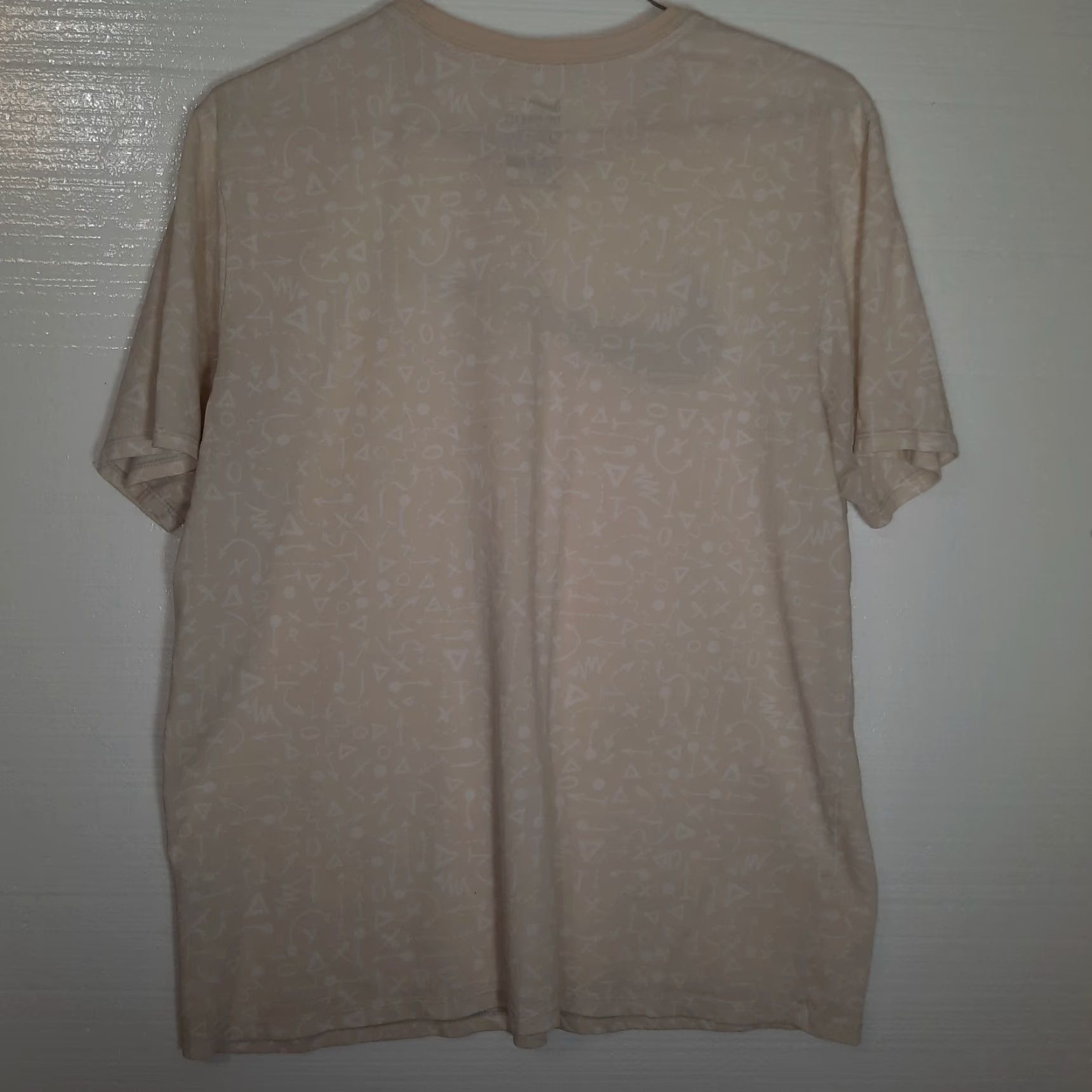 Nike Nike Dri-Fit T-Shirt Short Sleeve Logo Swoosh Printed Men XL Tan & Black Size US XL / EU 56 / 4 - 4 Thumbnail