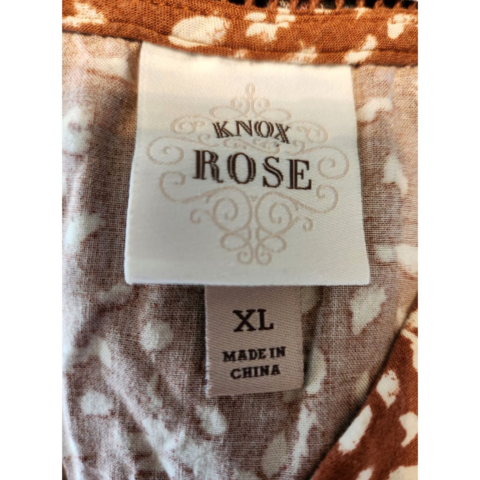 Vintage Knox Rose Floral Square Neck Shift Mini Dress Boho White XL Size XL / US 12-14 / IT 48-50 - 6 Thumbnail