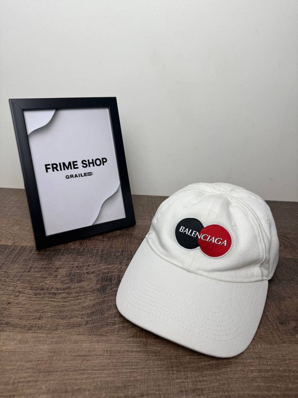Balenciaga Balenciaga Mastercard Embroidered Baseball Cap Size ONE SIZE - 2 Thumbnail