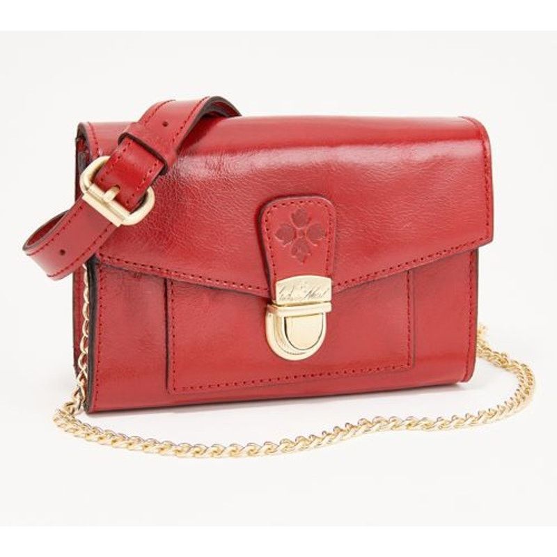 Patricia Nash Patricia Nash Leather Bishop Belt Bag with Chain Str Size ONE SIZE - 15 Thumbnail