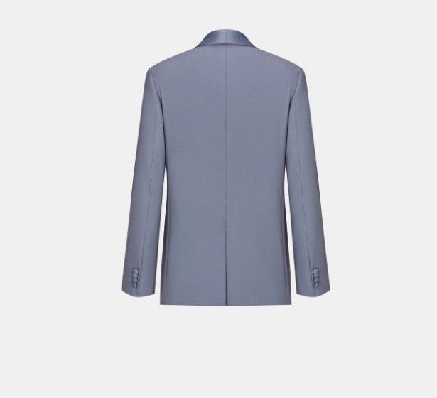 Dior o1w1db10425 493C223 Evening Jacket in Blue Size US M / EU 48-50 / 2 - 2 Thumbnail