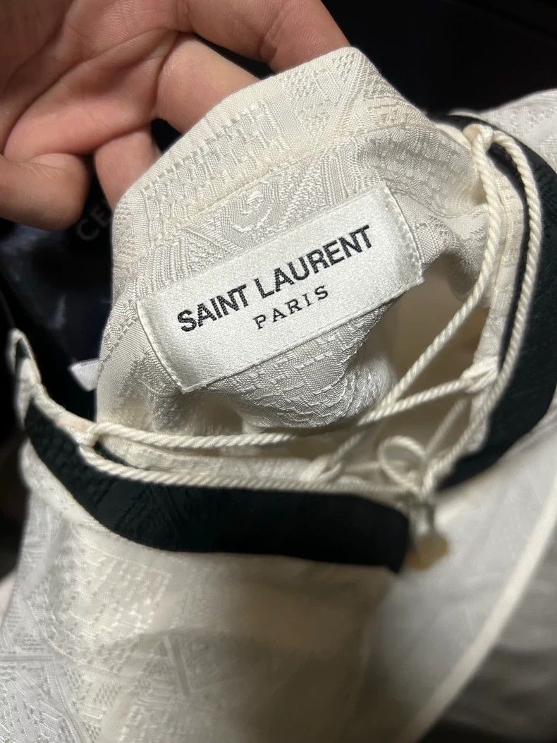 Yves Saint Laurent Saint Laurent size 37 9 SS New Year Embossed Strap Shirt 25 Size US M / EU 48-50 / 2 - 4 Thumbnail