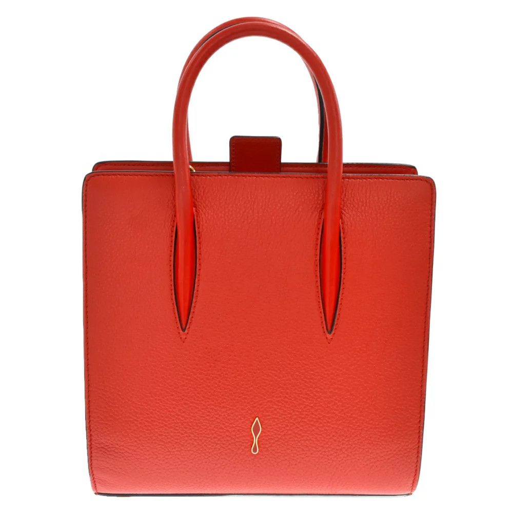 image of Christian Louboutin Paloma Shoulder Bag Handbag Crossbody Calfskin Leather Red, Women's