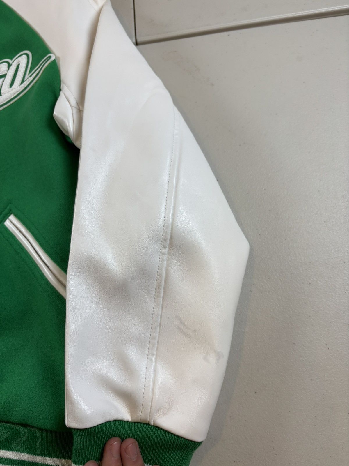 Nike Nike X Nigo Leather Varsity Jacket Size US M / EU 48-50 / 2 - 7 Thumbnail