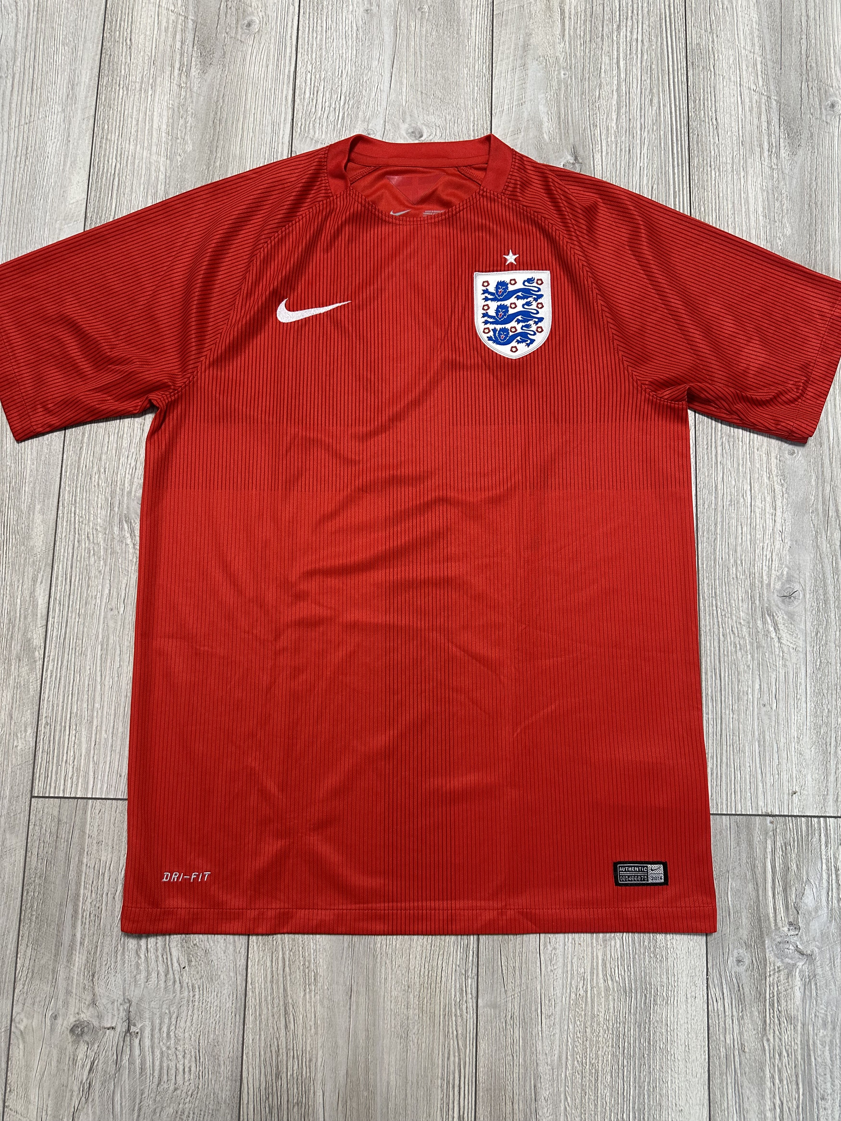 Nike England 2014/2015 Nike Away football shirt Soccer Jersey Size US M / EU 48-50 / 2 - 1 Thumbnail