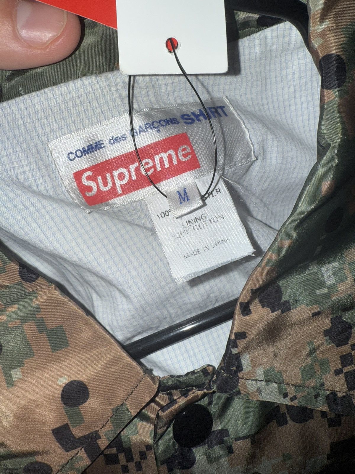 Comme des Garcons SHIRT × Supreme Supreme x CDG SS13 Camo Polka Dot Windbreaker Size US M / EU 48-50 / 2 - 4 Thumbnail