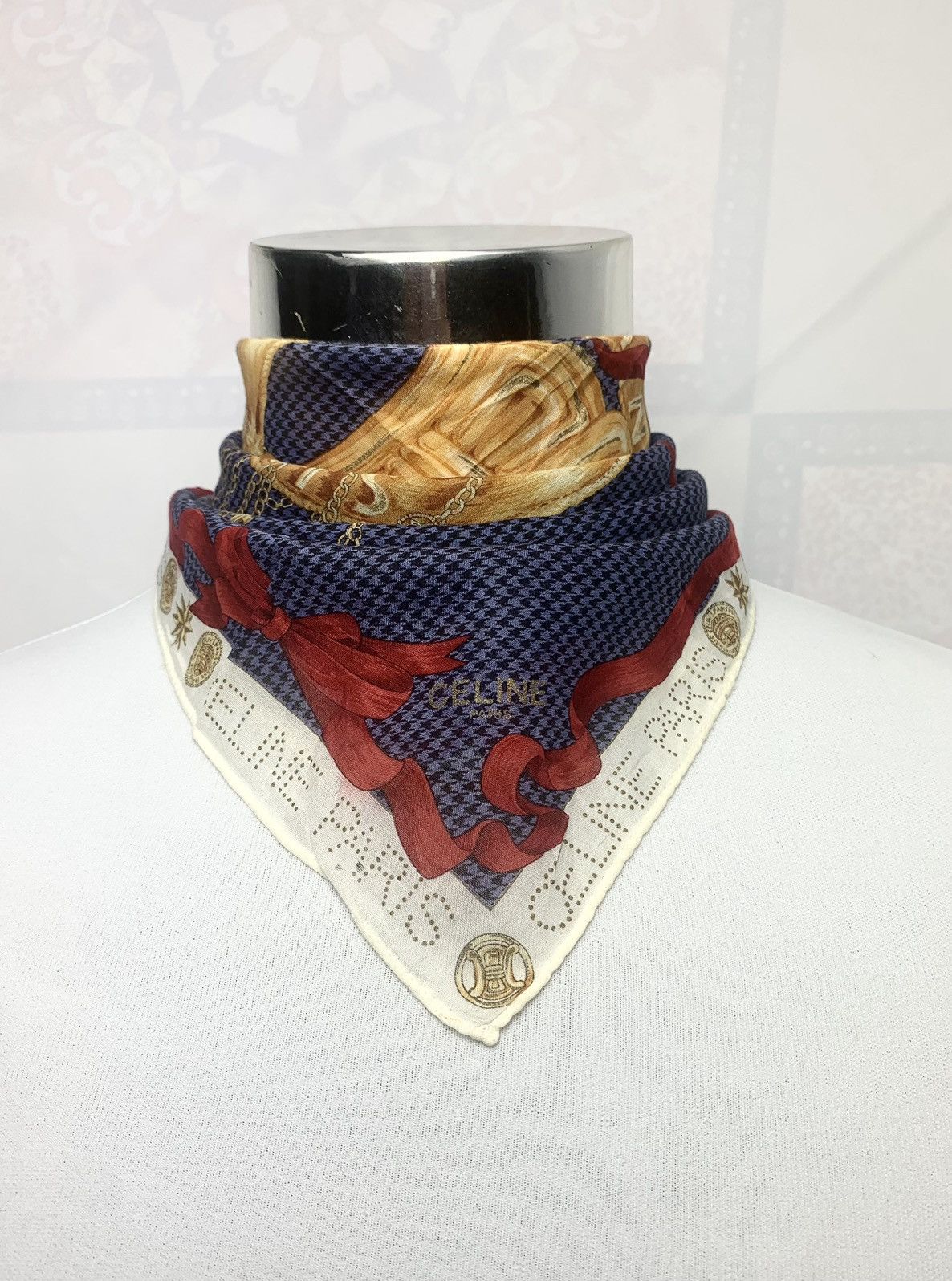 Celine Celine Handkerchief / Neckerchief / Bandana Size ONE SIZE - 1 Thumbnail