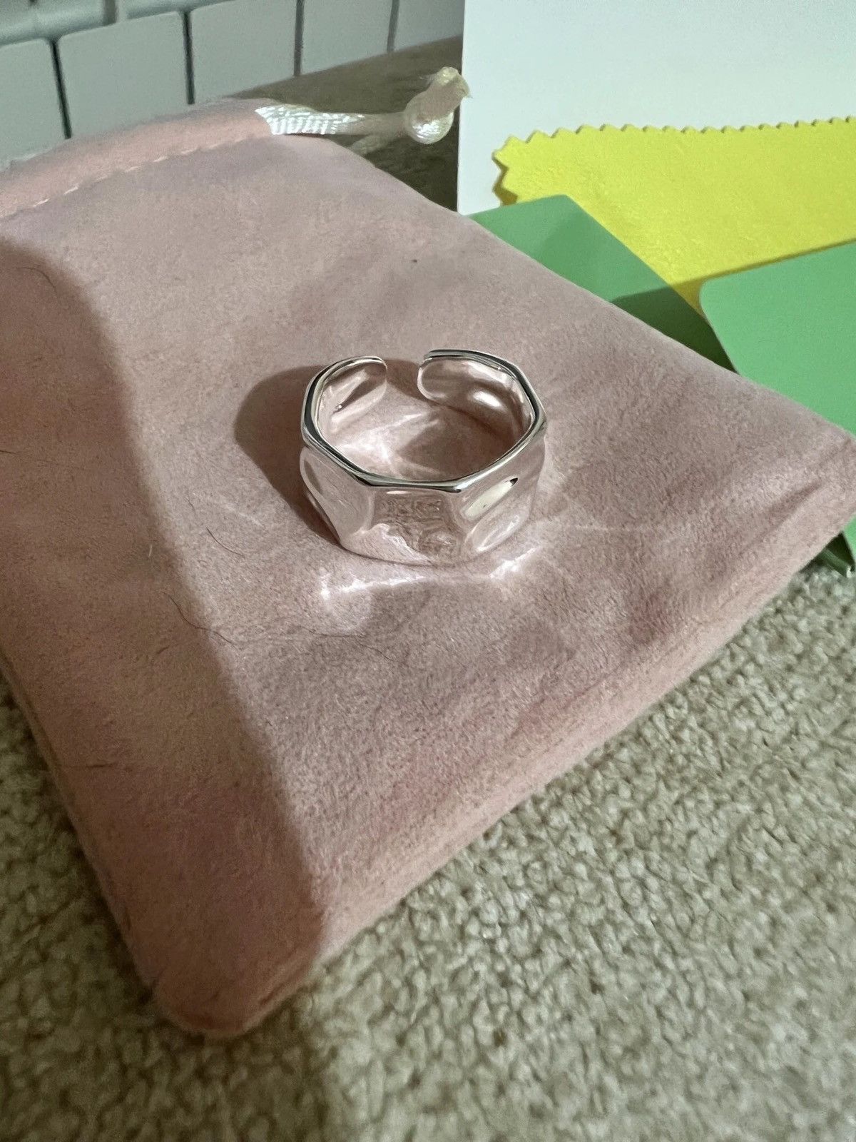 Jewelry Abstrct Handmade Adjustable Ring Size ONE SIZE - 4 Thumbnail