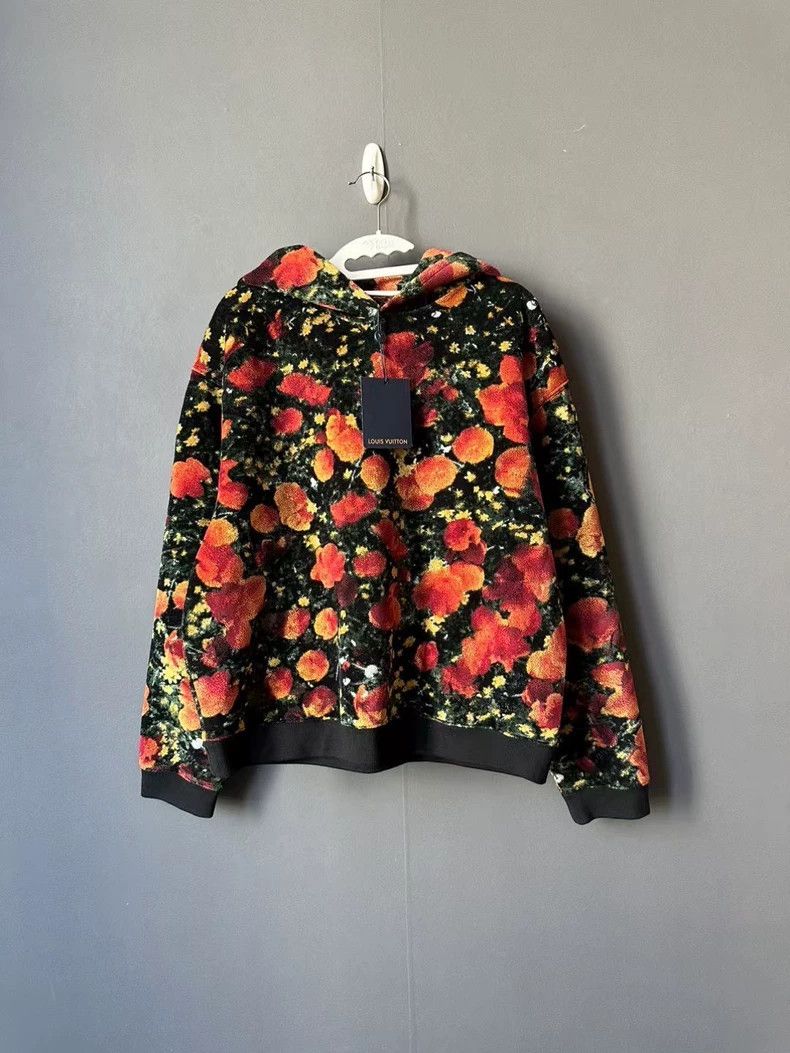 Louis Vuitton Louis Vuitton Floral Space Cotton Hoodie 2501-Nextarrow Size US S / EU 44-46 / 1 - 1 Thumbnail