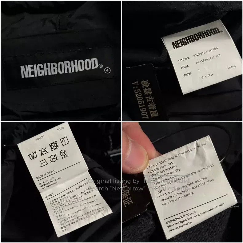 Neighborhood Neighborhood 20AW ANORAK Nylon Hooded Semi-Zip Windbreaker Size US L / EU 52-54 / 3 - 8 Thumbnail