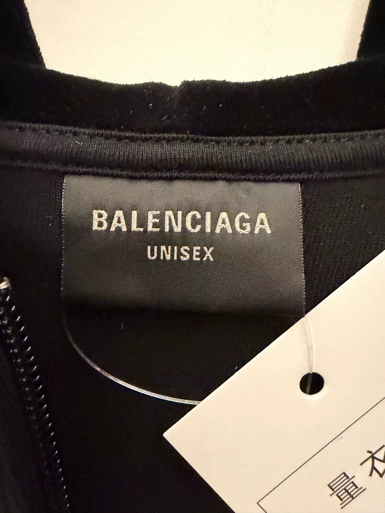 Balenciaga Balenciaga Rhinestone Velvet Zip Hoodie Size US L / EU 52-54 / 3 - 3 Thumbnail