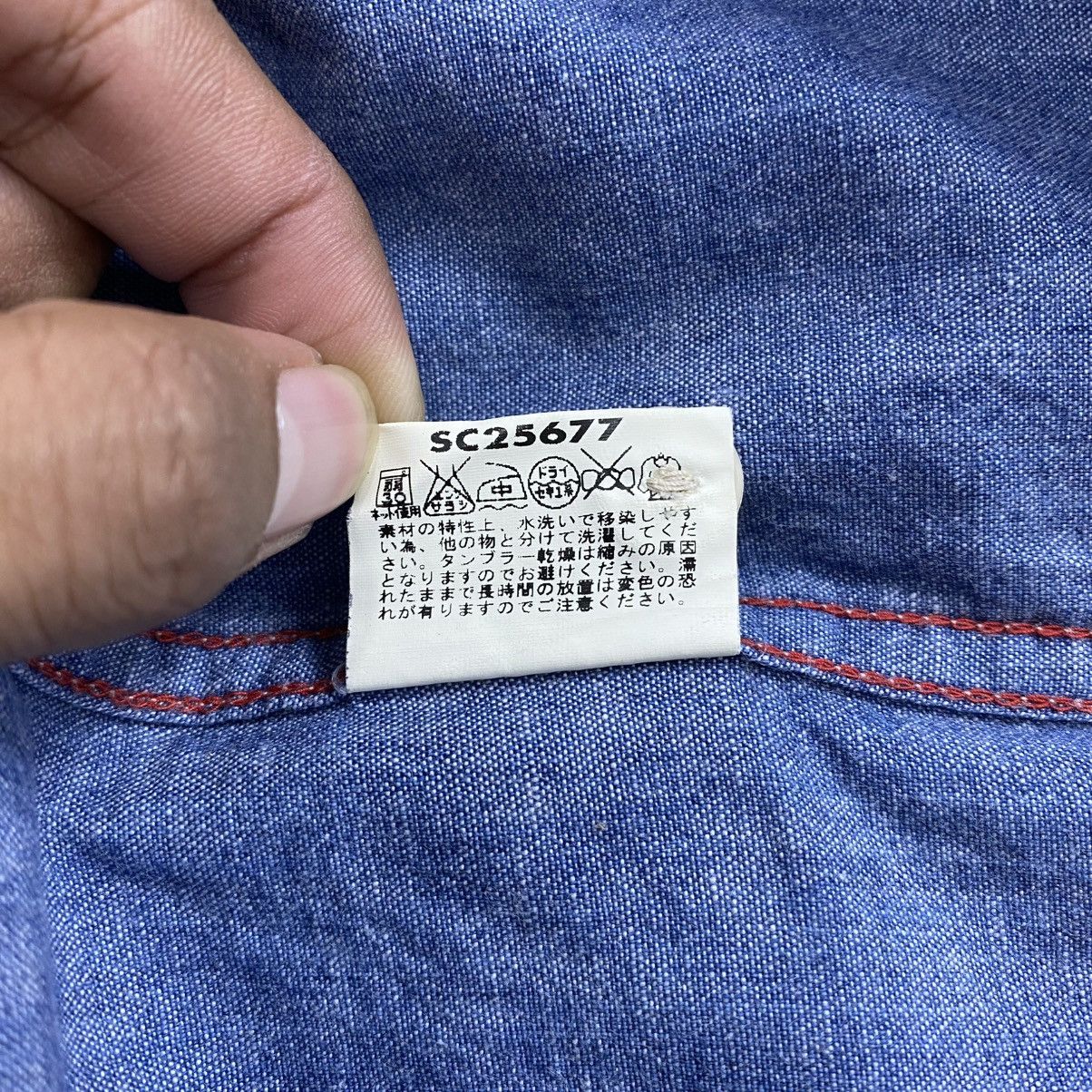 Orslow Vintage Sugar Cane Japan Chambray Denim Work Shirt Size US M / EU 48-50 / 2 - 11 Thumbnail