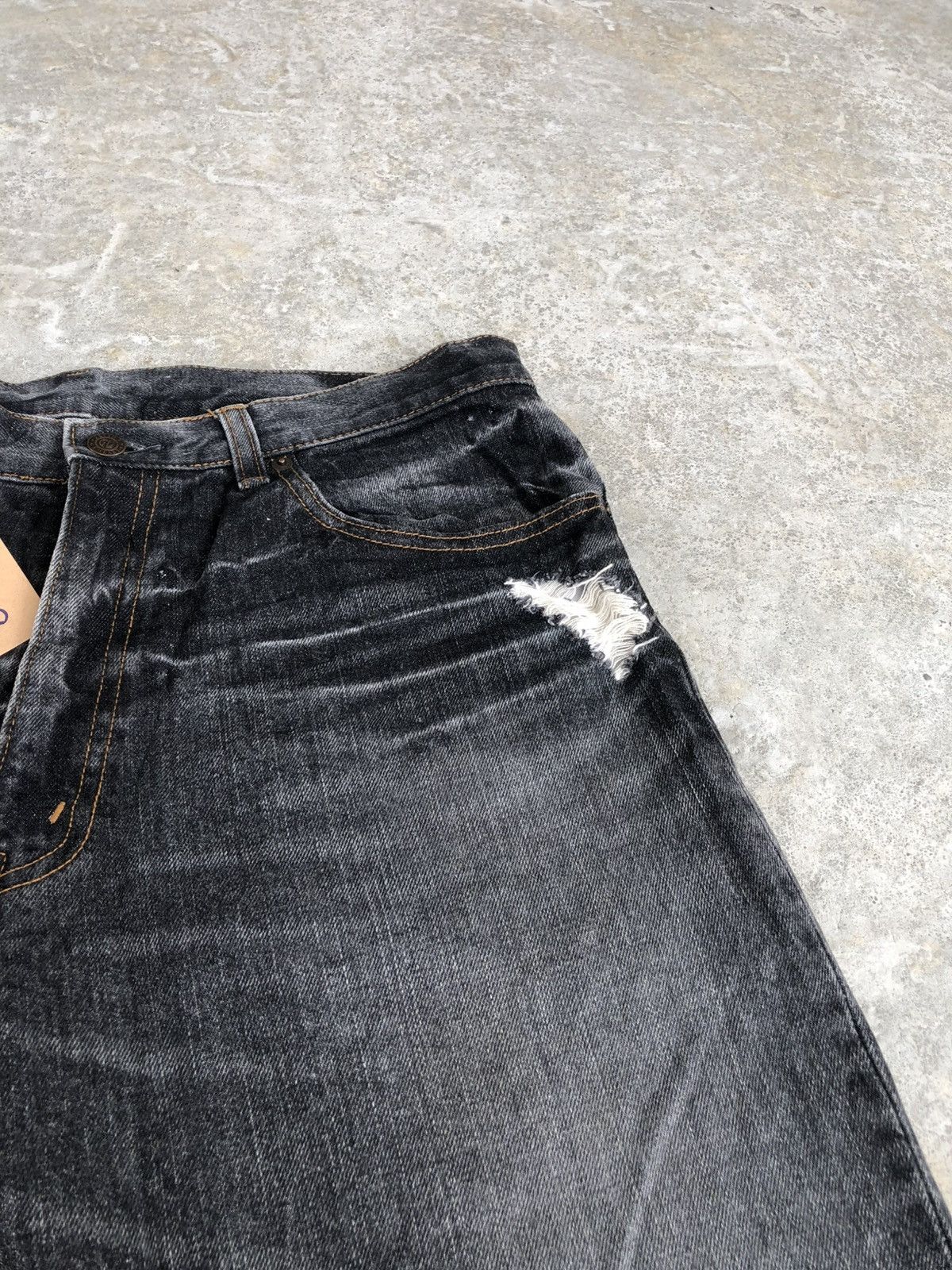 Kapital Vintage GL Heart Baggy Jeans Loose Cut Size US 33 - 15 Thumbnail