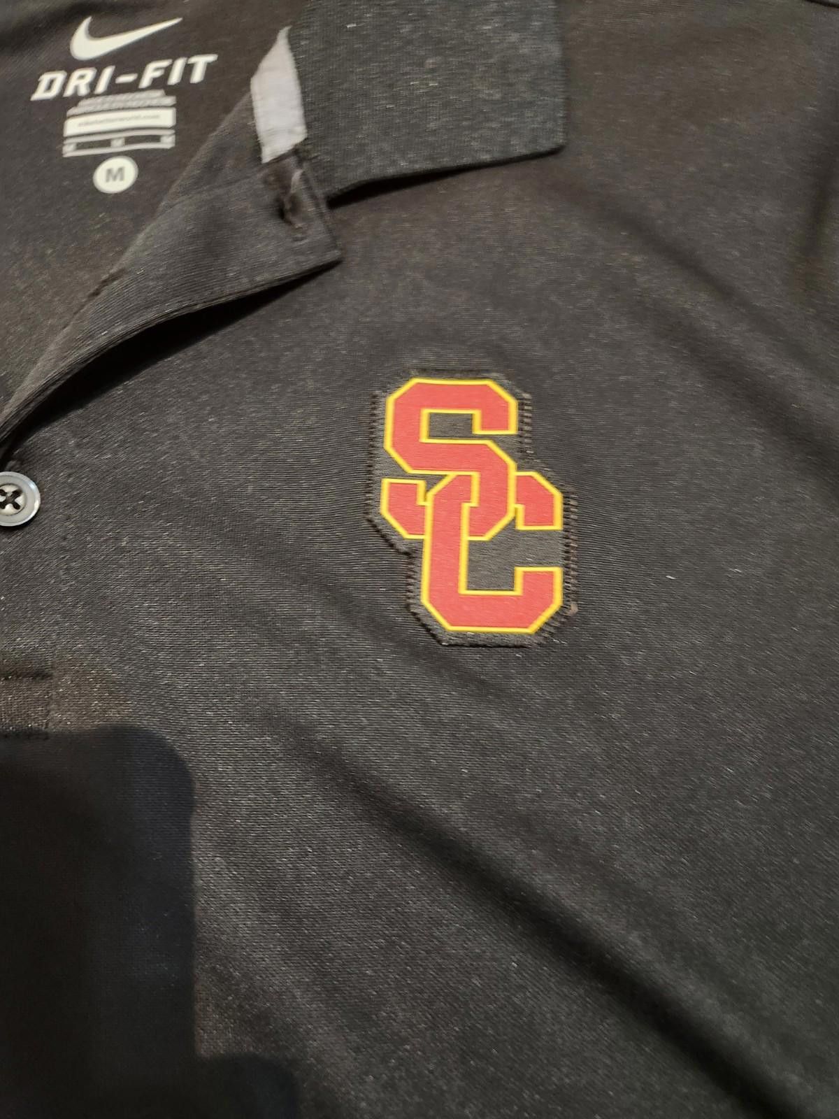 Nike Nike Dri-Fit USC Trojans Casual Polo Shirt Men's M Medium Size ONE SIZE - 2 Thumbnail