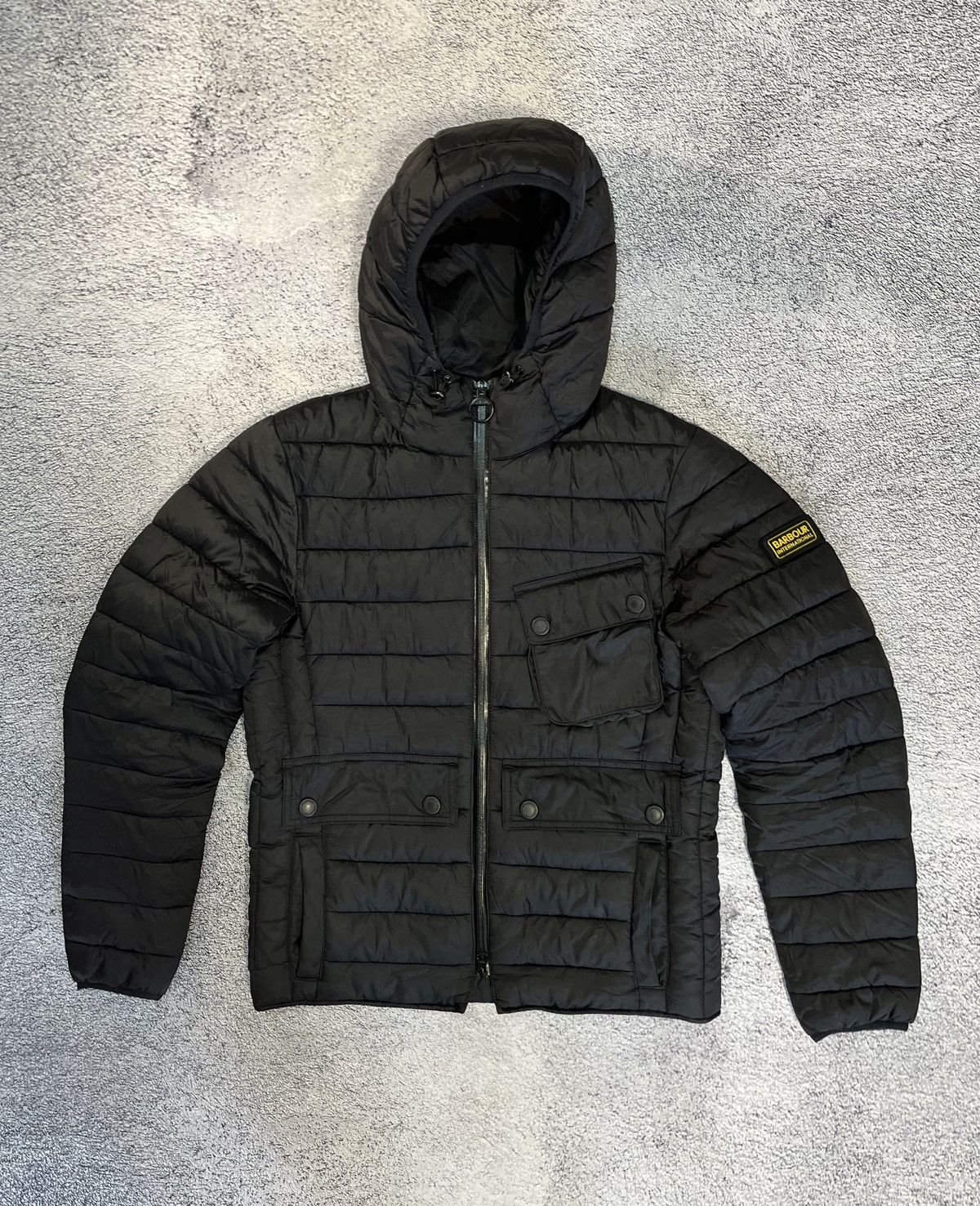 Barbour Barbour International Ouston Hooded Quilted Puffer Jacket Size US S / EU 44-46 / 1 - 1 Thumbnail