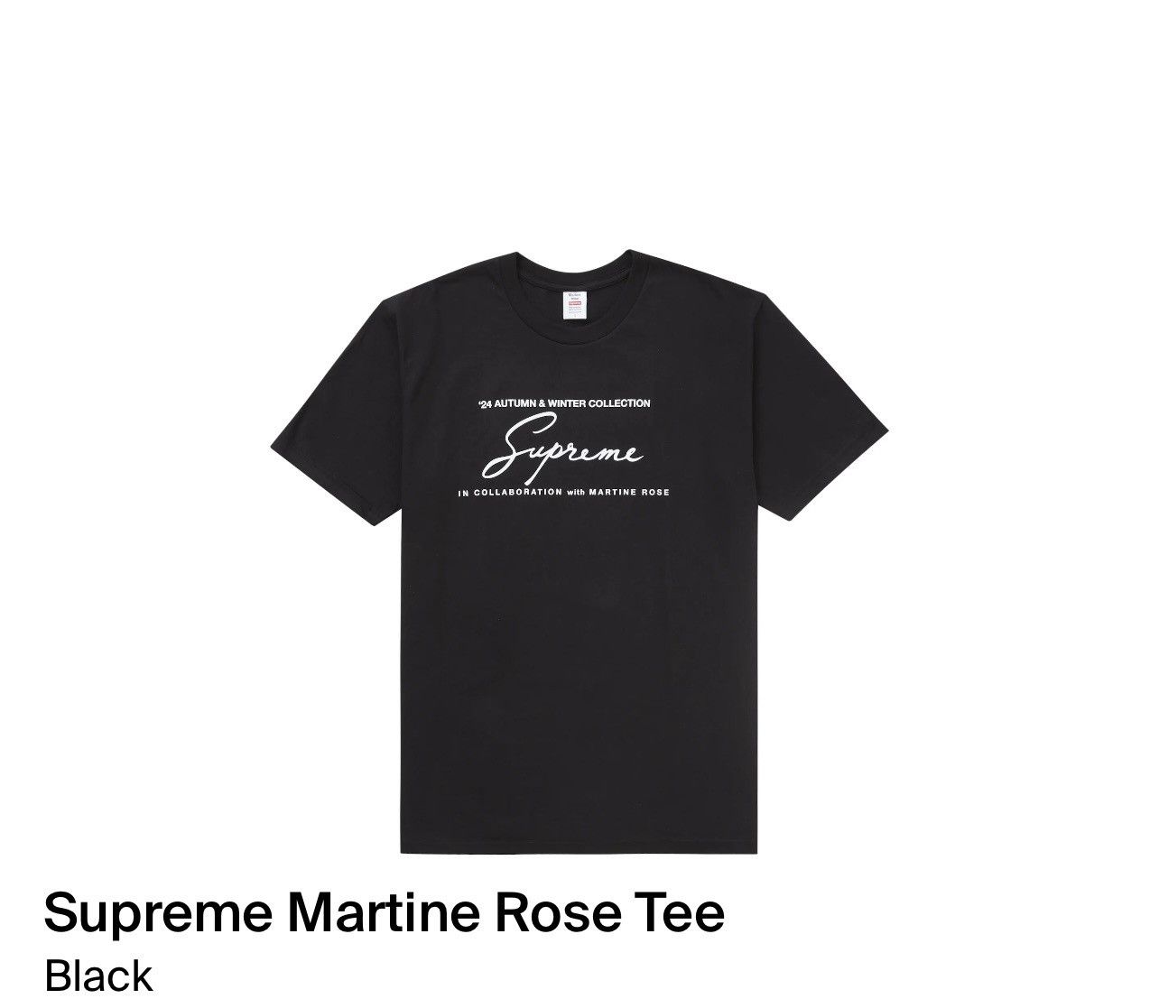 Supreme martine rose Tshirt
