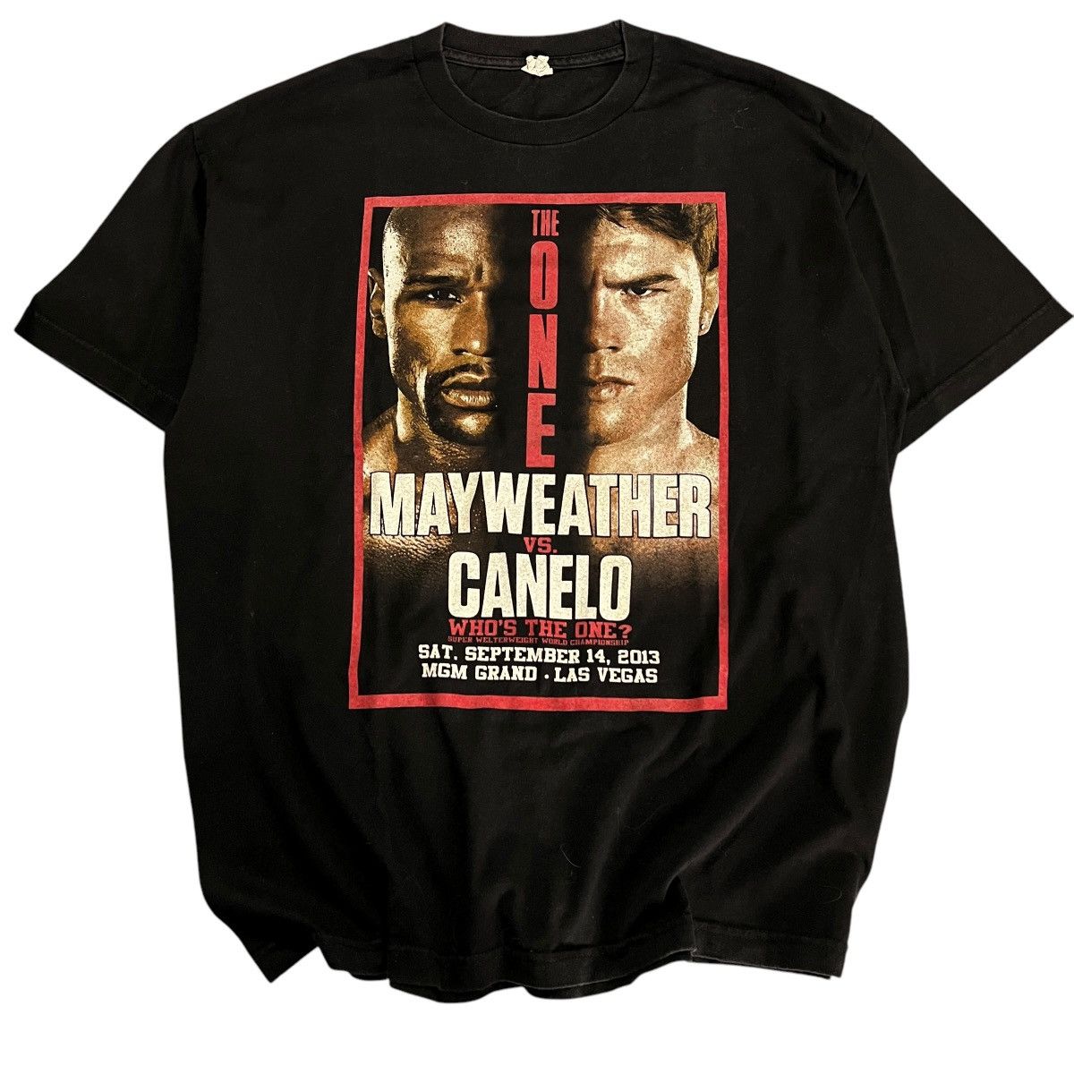 WWE Mayweather VS. Canelo Boxing promo tee 2013 Size US XL / EU 56 / 4 - 3 Thumbnail