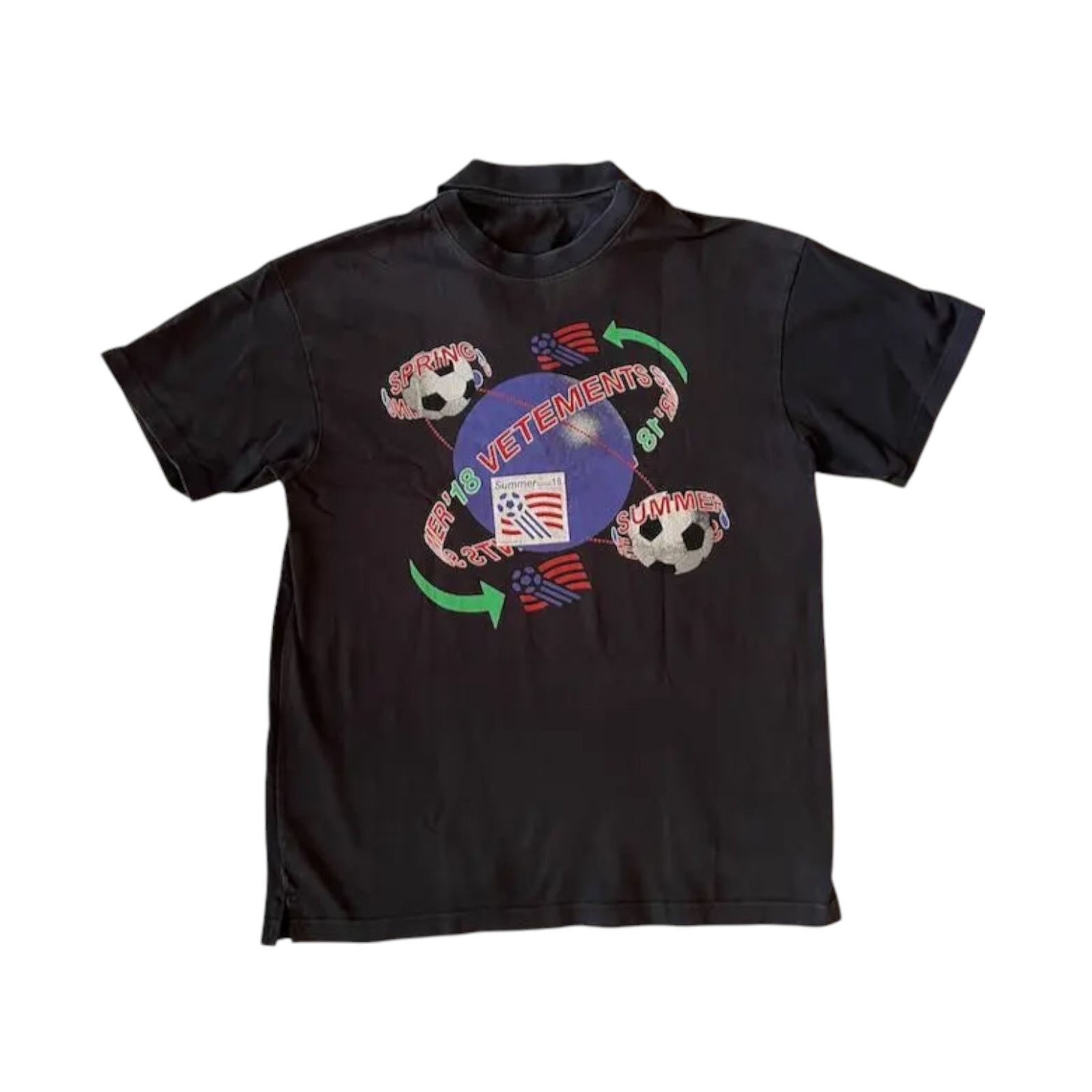 Vetements Vetements SS18 Double Sided Polo Tee Shirt Size US L / EU 52-54 / 3 - 1 Thumbnail