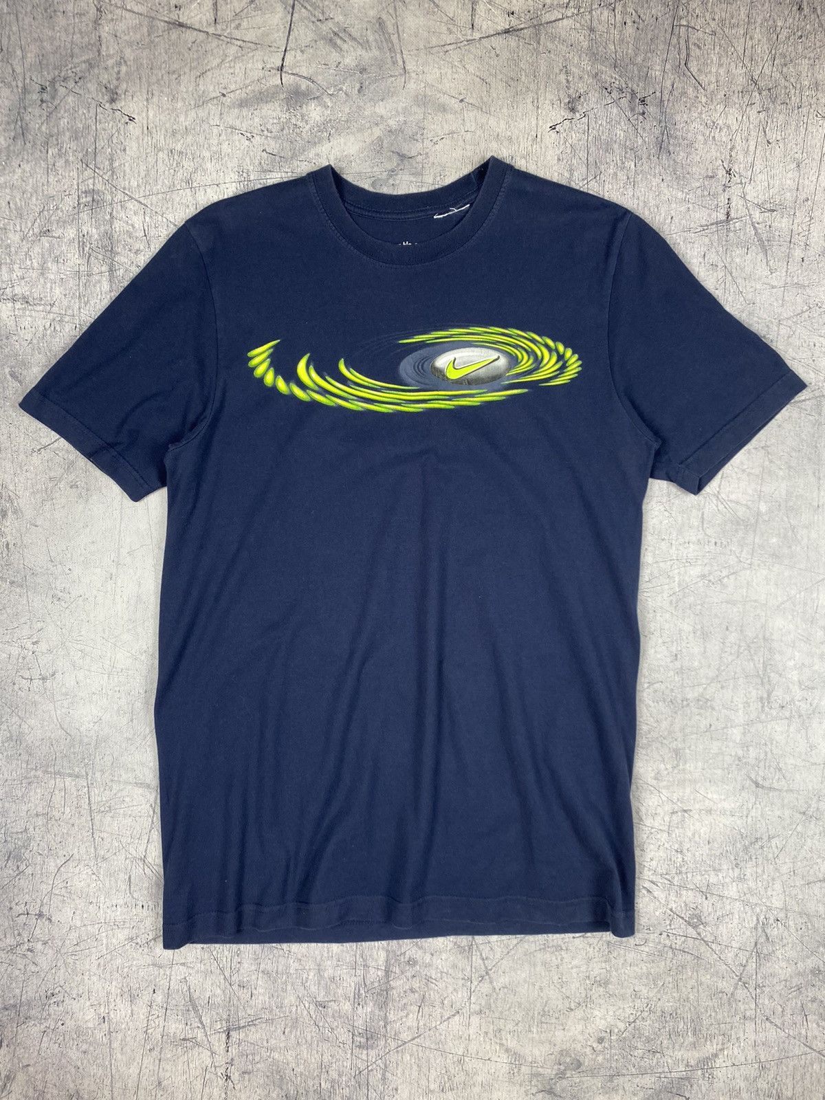 Nike × Vintage Vintage Nike Drill Big Logo Tee T Shirt Size US M / EU 48-50 / 2 - 2 Thumbnail