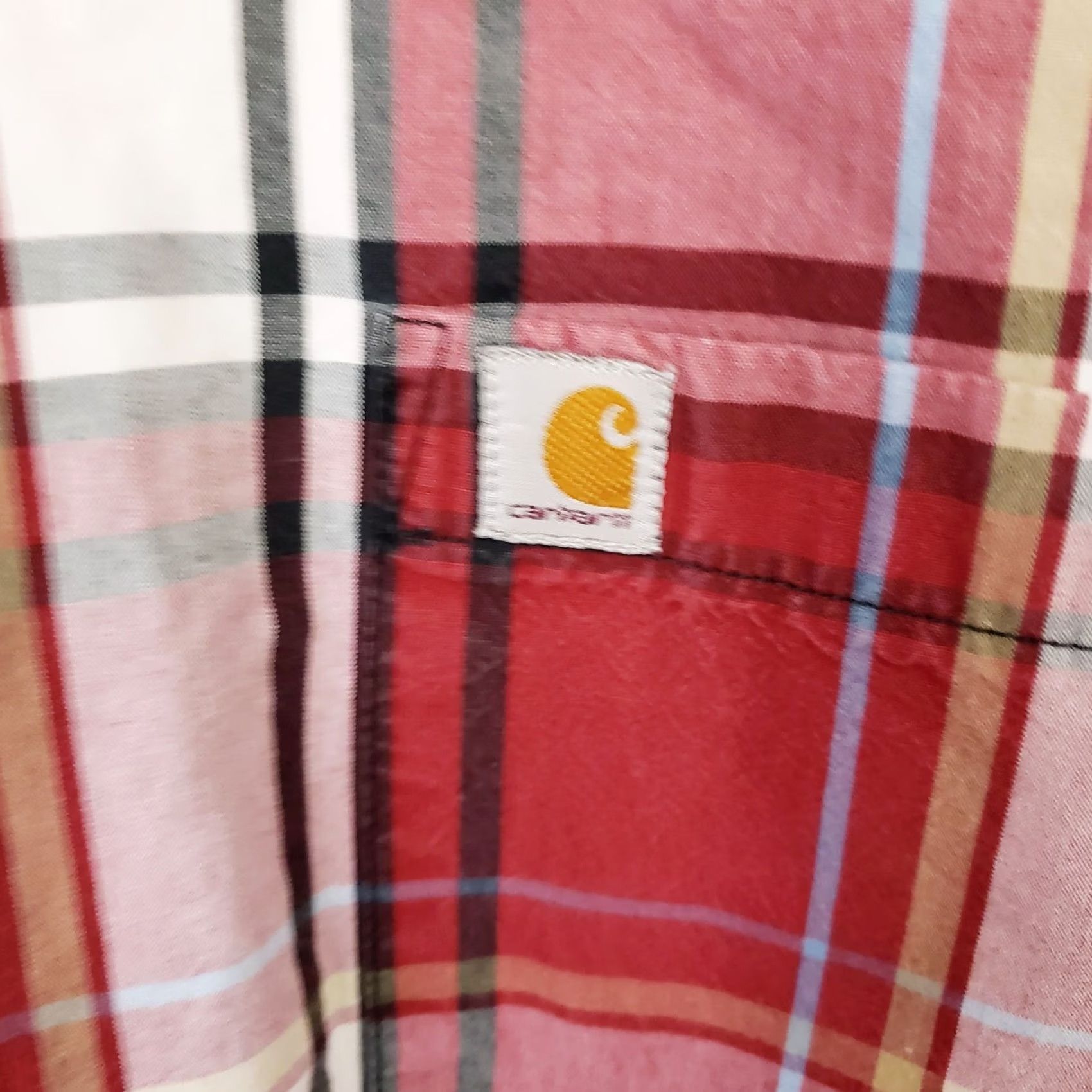 Carhartt CARHARTT Shirt Men's 3X Green Plaid Relaxed Fit Workwear Casual Button Down Size US XXL / EU 58 / 5 - 4 Thumbnail