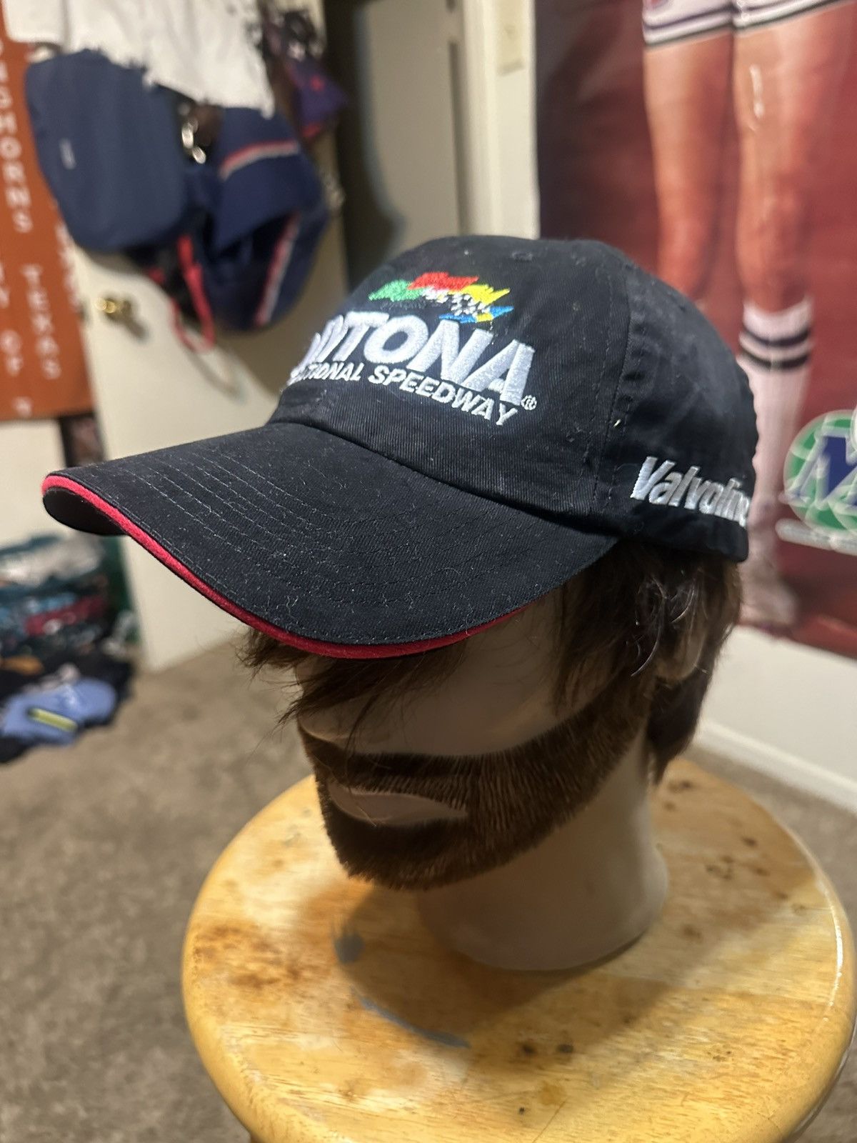 NASCAR Vintage Daytona International Speedway Cap NASCAR hat 90s Size ONE SIZE - 6 Thumbnail