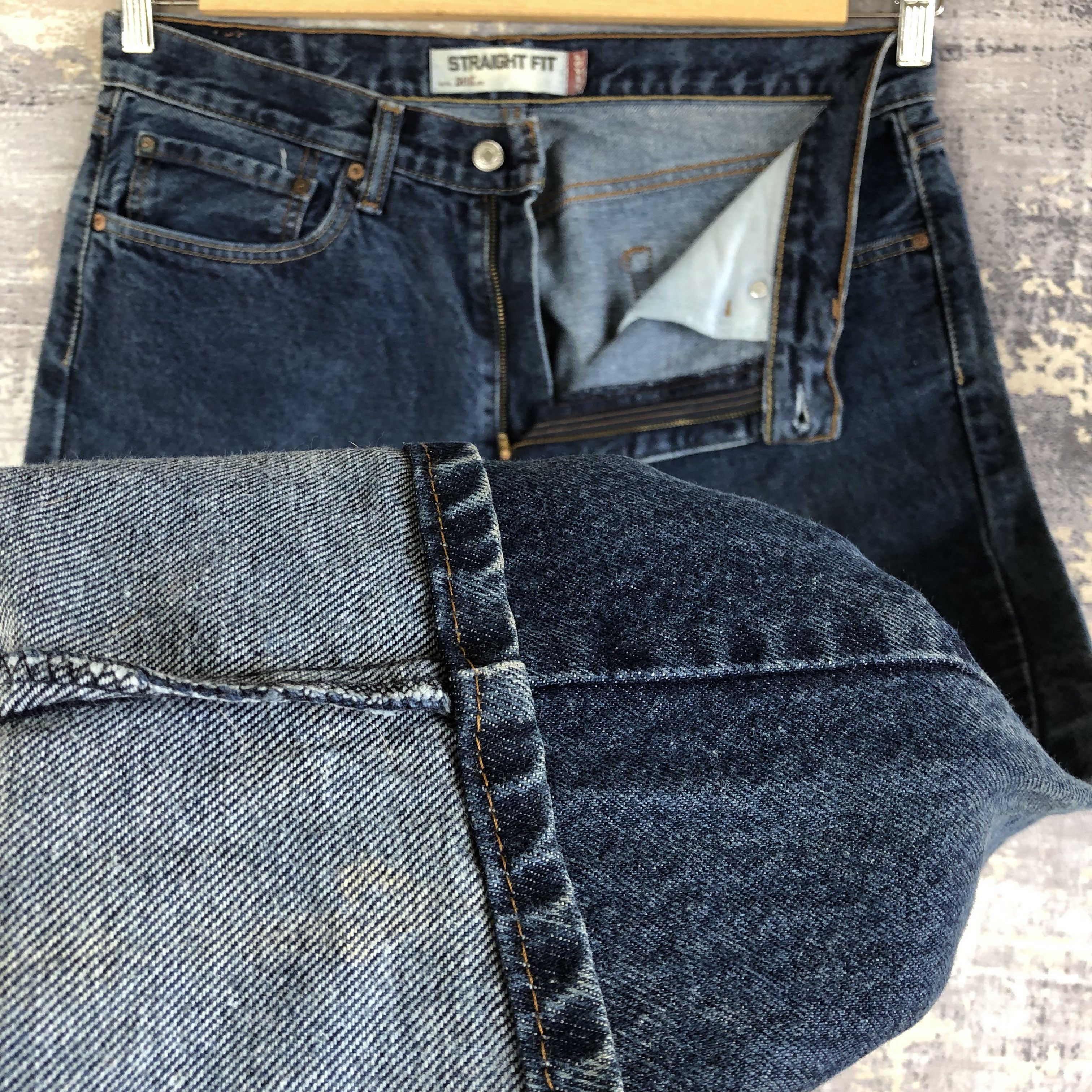 Levi's Vintage Levis 505 Straight Denim Levi's Faded Blue Jeans Size US 34 / EU 50 - 8 Thumbnail