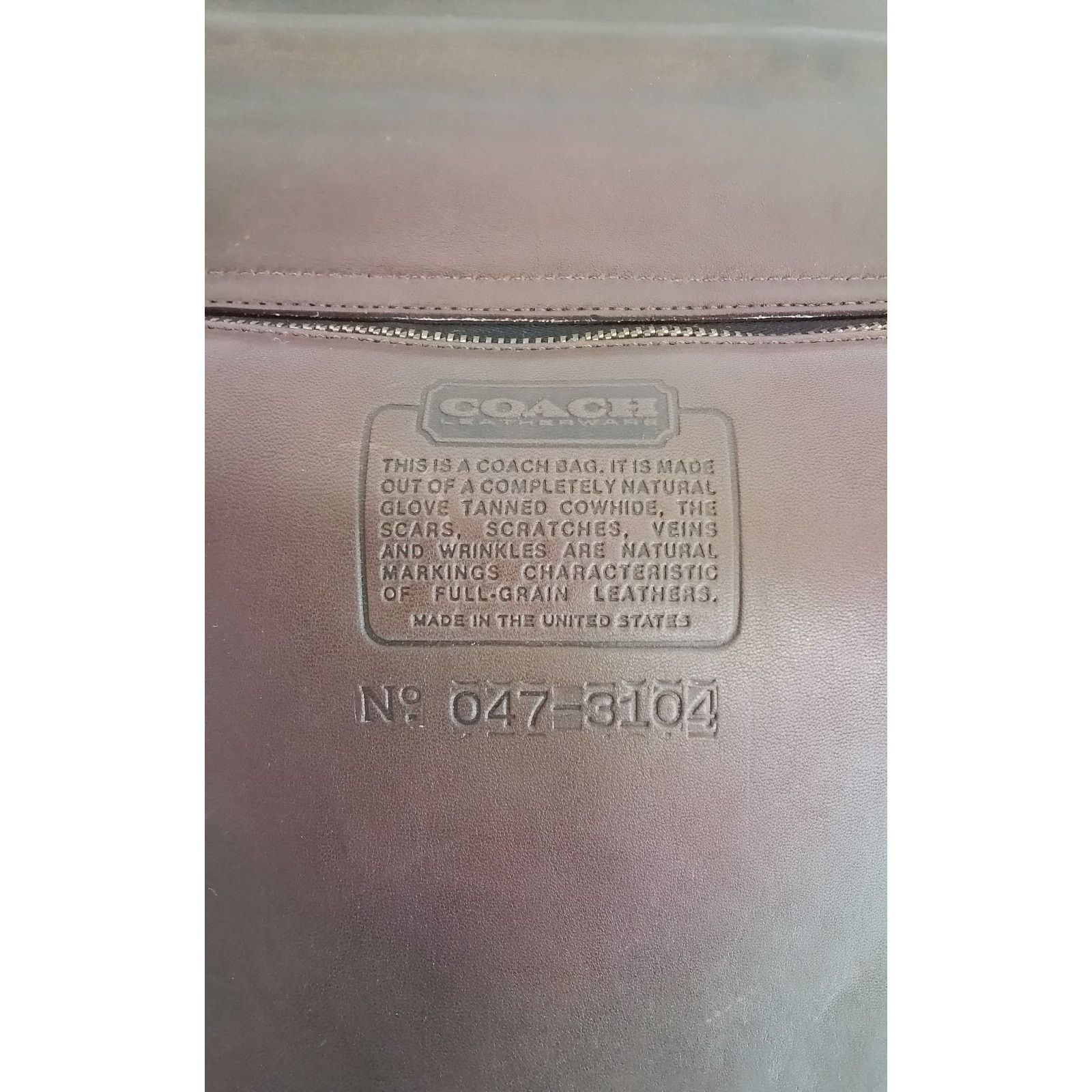 Coach Coach Leather Lexington Briefcase Messenger Mahogany VTG 90s Size ONE SIZE - 12 Thumbnail