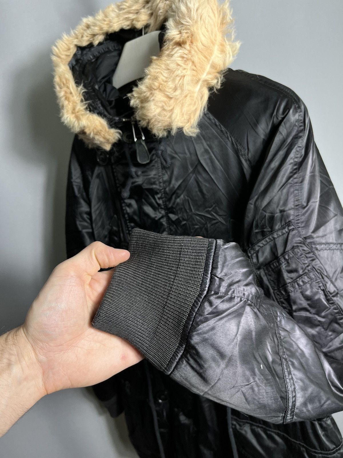 Ralph Lauren vintage ralph lauren parka down jacket mens black fur Size US S / EU 44-46 / 1 - 9 Thumbnail
