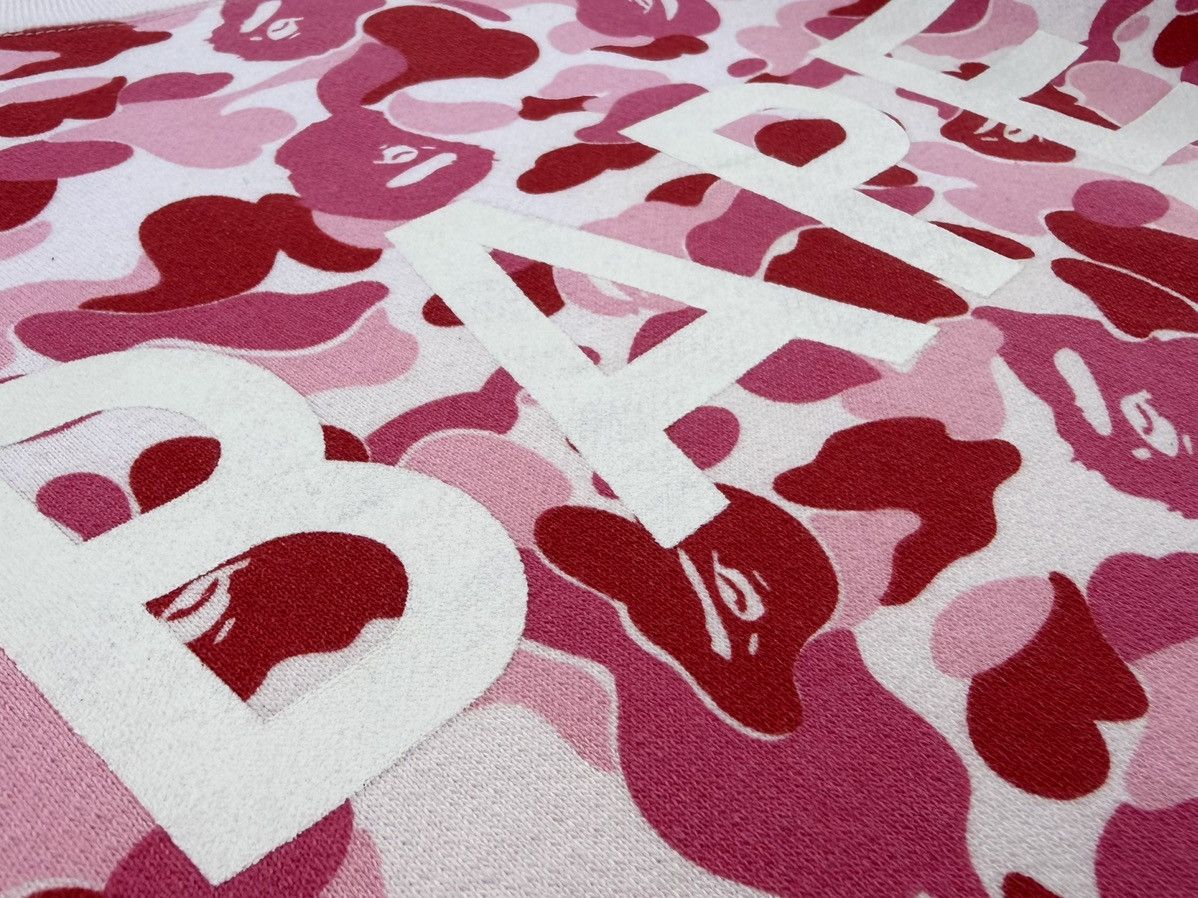 Bape BAPE ABC Camo Crewneck Pink Mens Size US L / EU 52-54 / 3 - 11 Thumbnail