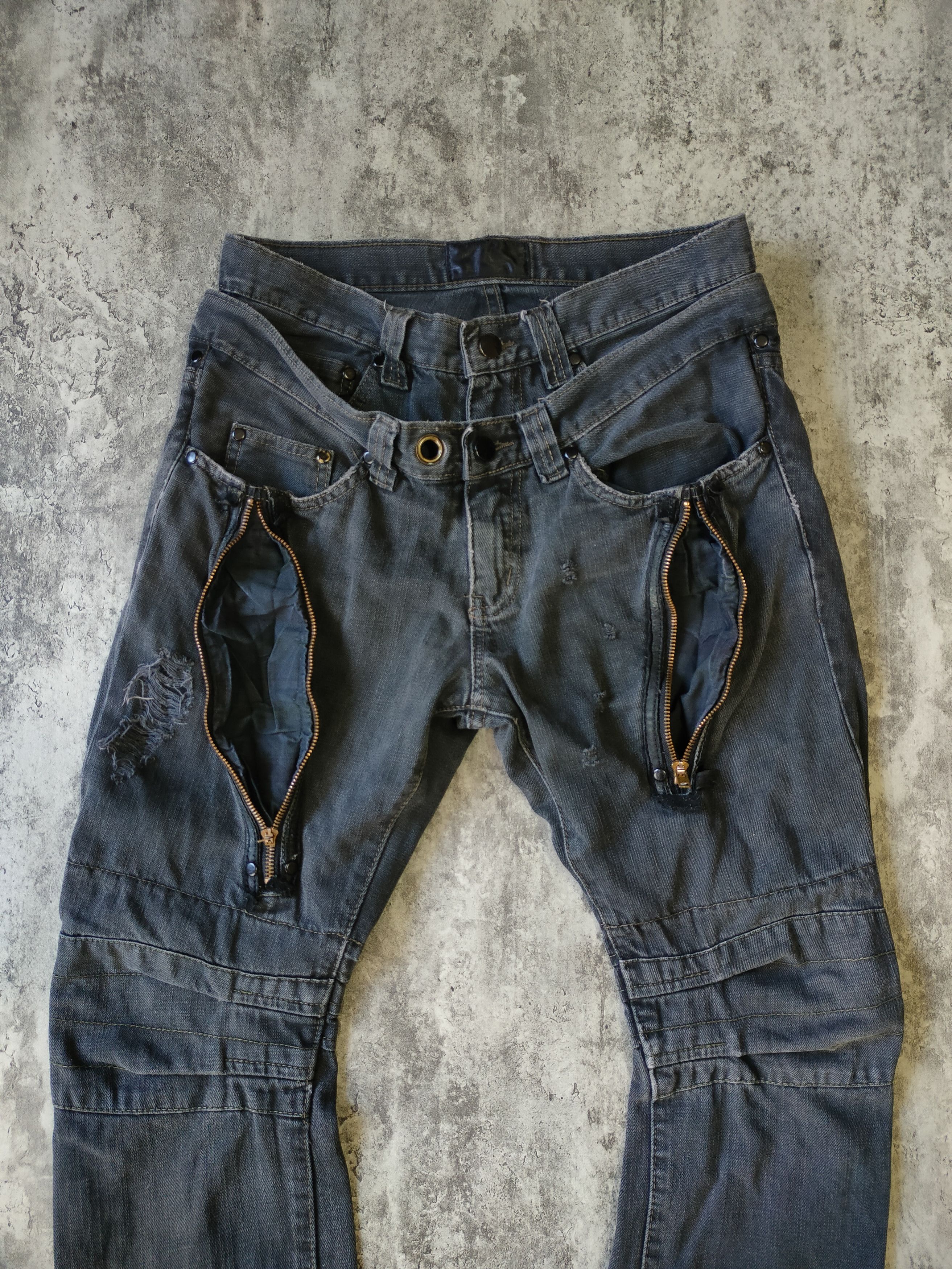 Hysteric Glamour Paper Double Weist Multipocket jeans Size US 31 - 8 Thumbnail
