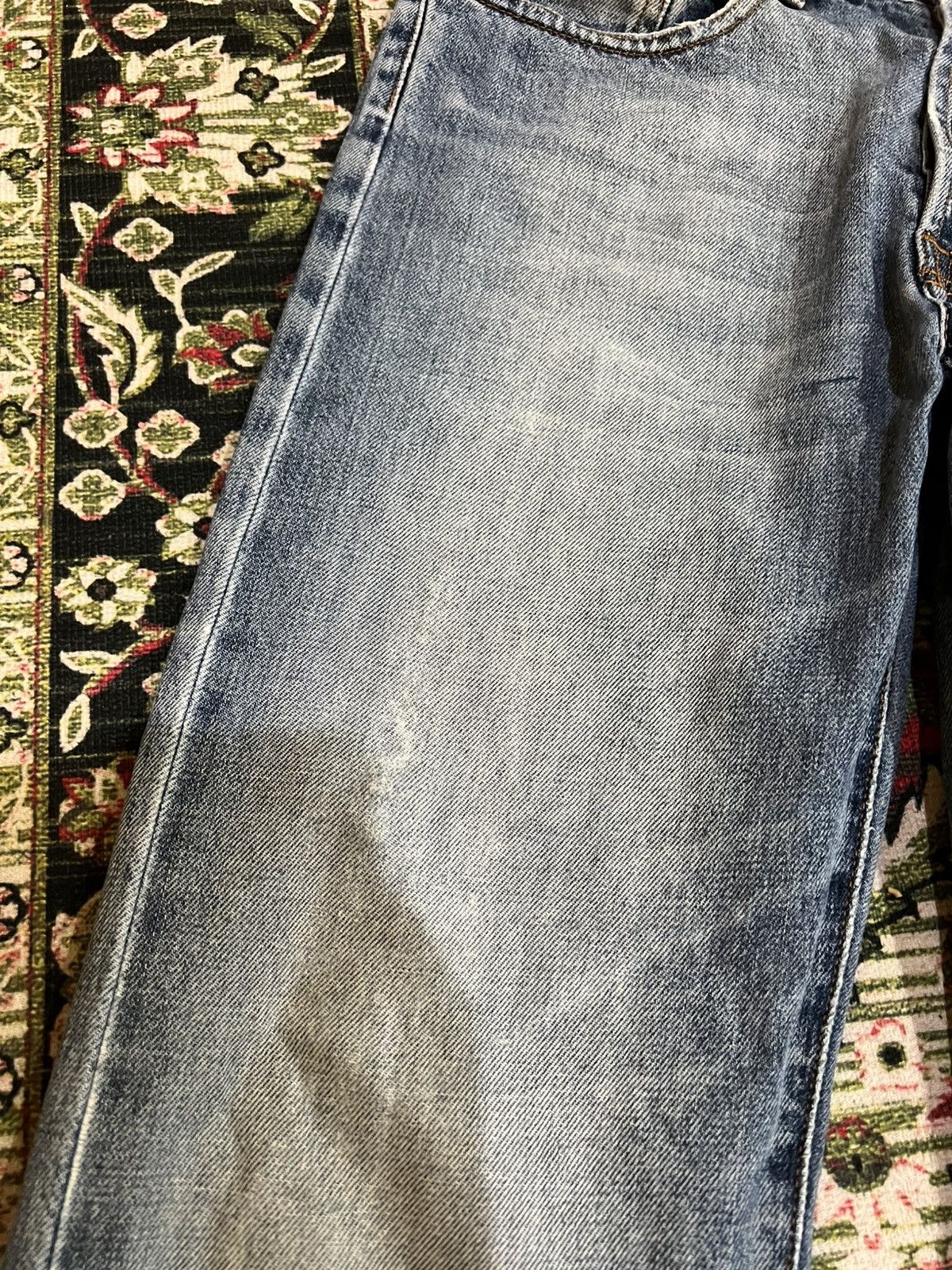 Designer × Stone Island Vintage Stone Island Faded Jeans Size US 29 - 4 Thumbnail